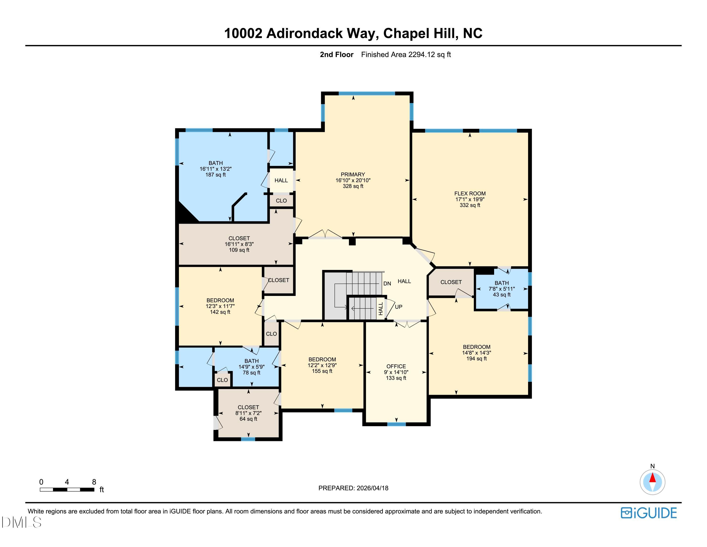 10002 Adirondack Floorplan 2 - 10002 Adirondack Way, Chapel Hill, NC 27517, Chapel Hill