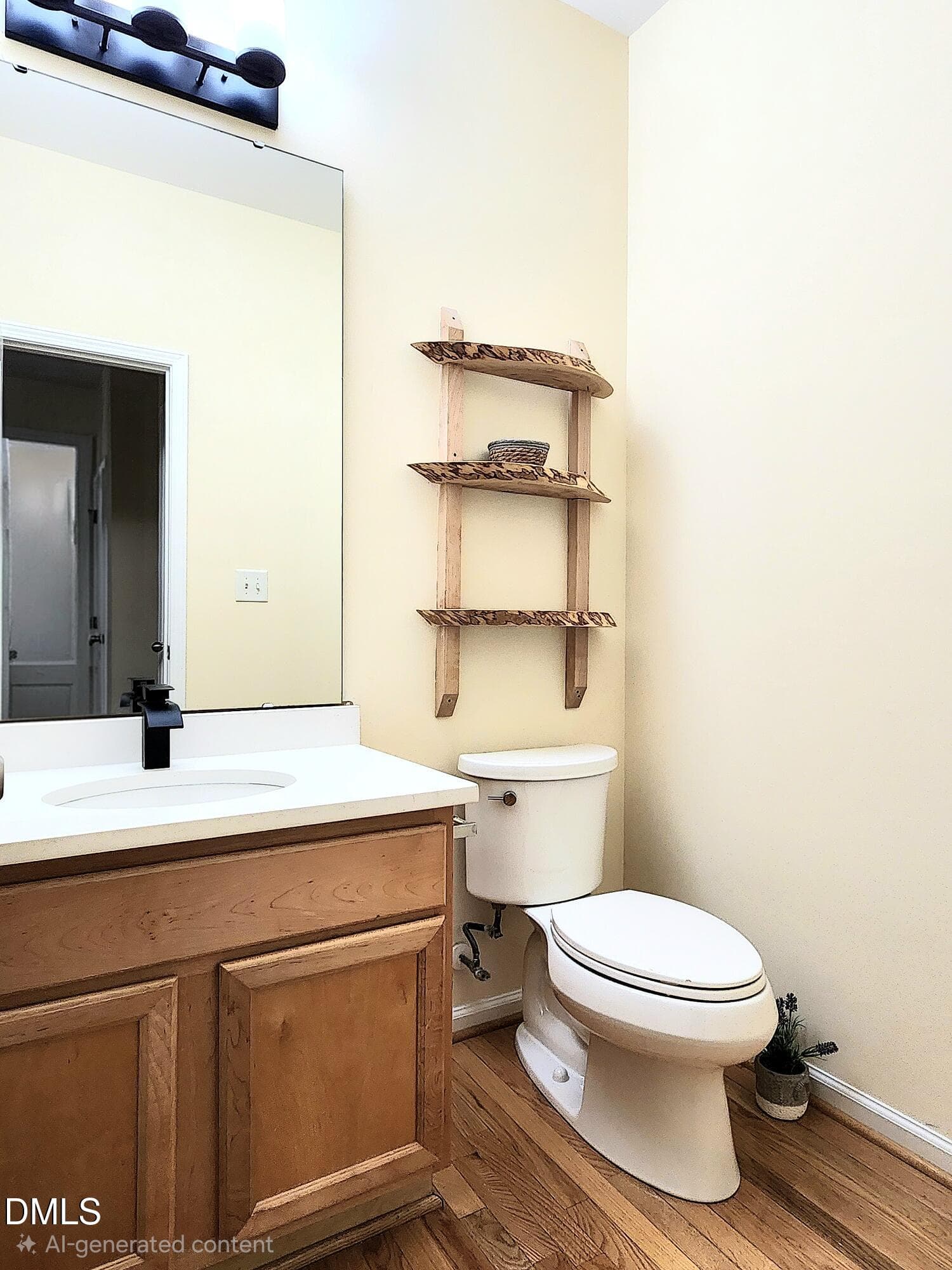 Updated countertops Half bath - 5210 Groveside Court, Raleigh, NC 27613, Raleigh