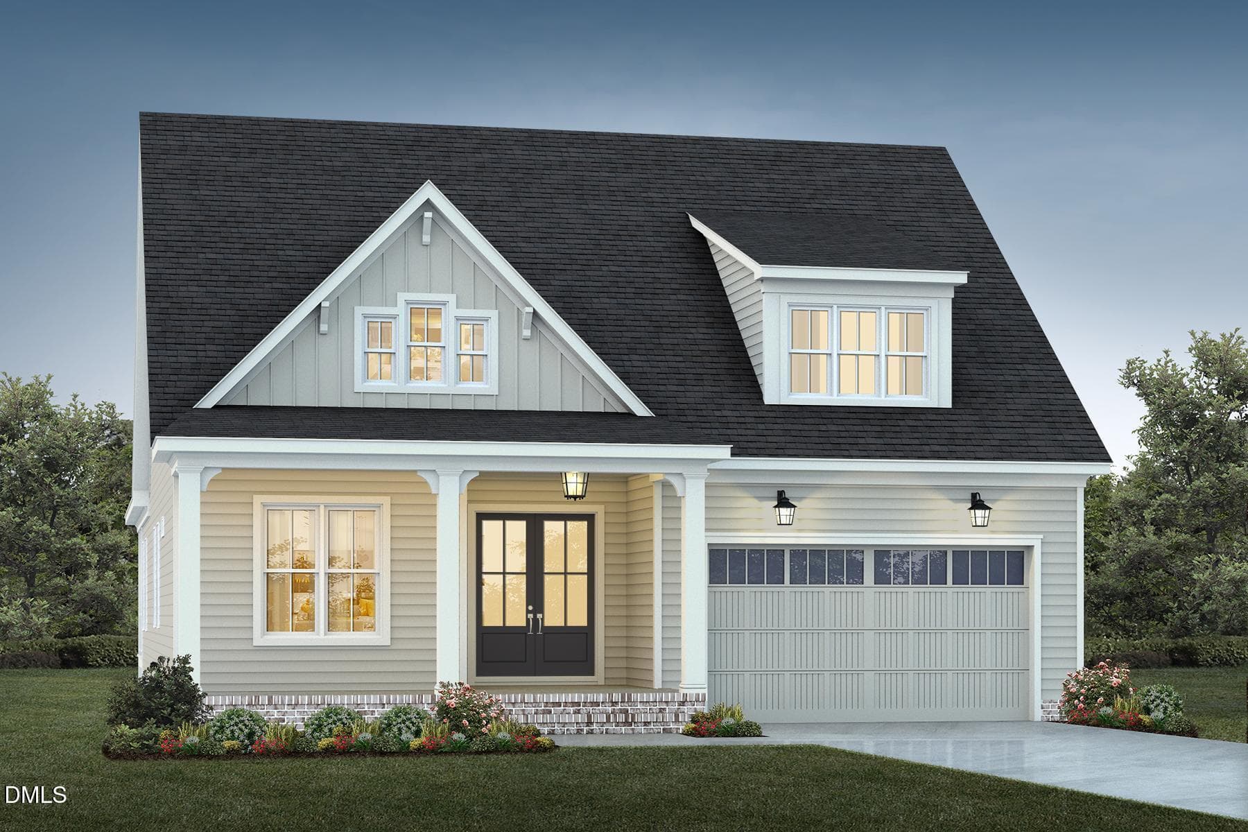 61-0027 Exterior Rendering - 1679 Terry Road, Durham, NC 27712, Durham