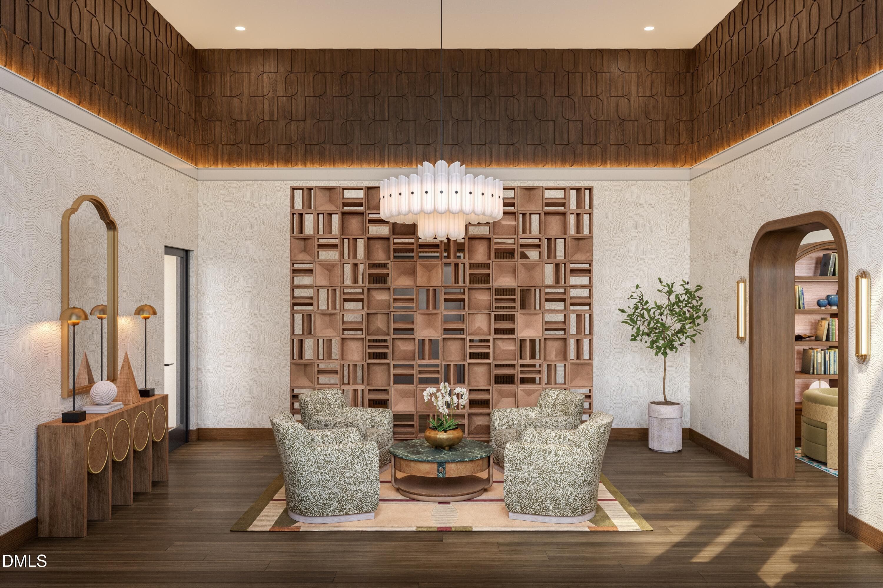 The George - Lobby Rendering - 2026 - 512 W Geer Street 306, Durham, NC 27701, Durham