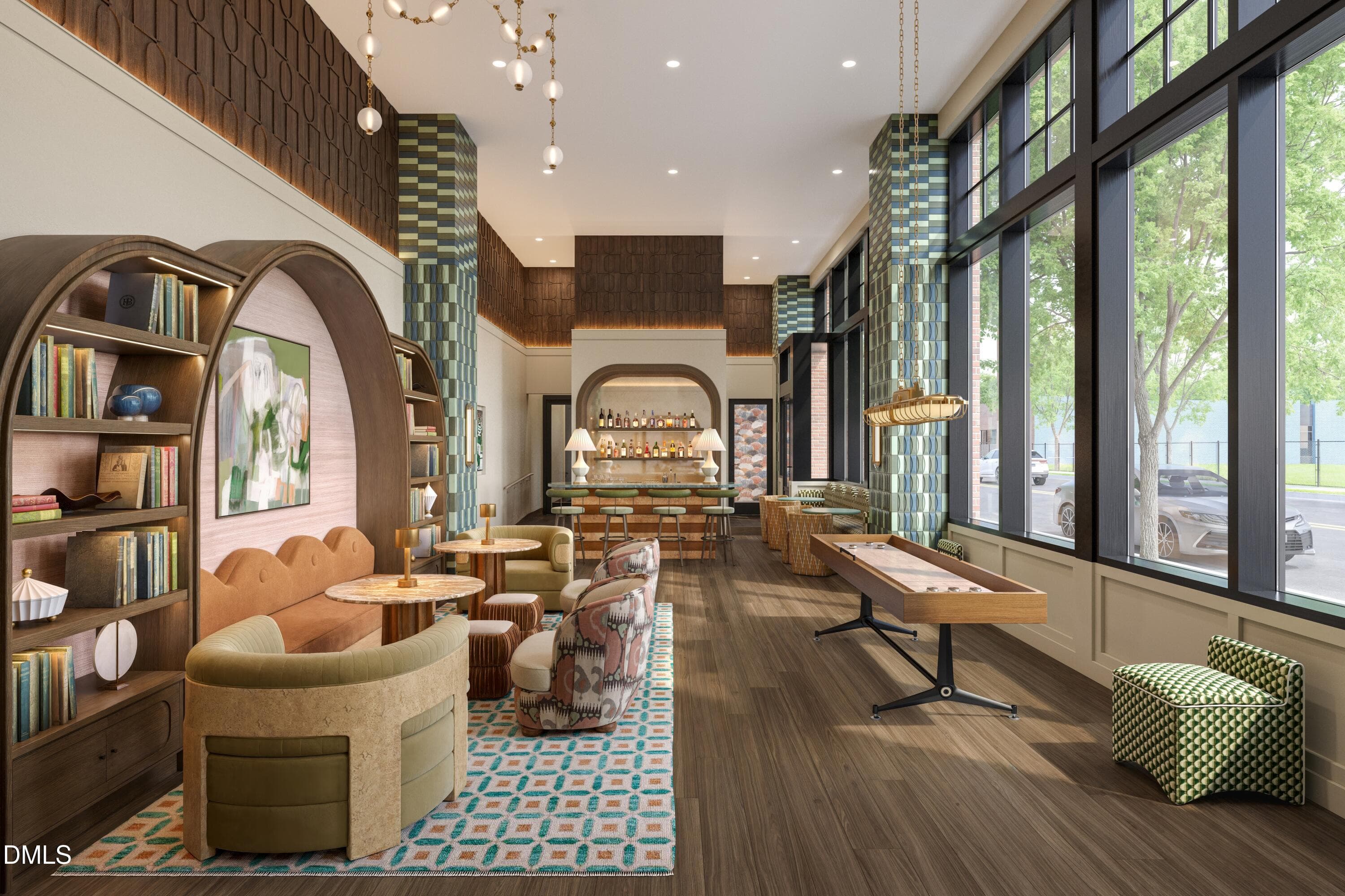 The George - Owner's Lounge Rendering - - 512 W Geer Street 305, Durham, NC 27701, Durham