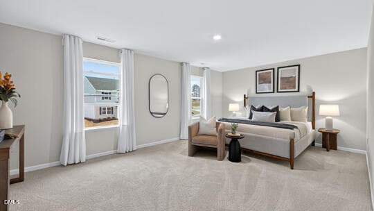 PRIMARY SUITE BEDROOM - 63 Cheyenne Drive, Clayton, NC 27520