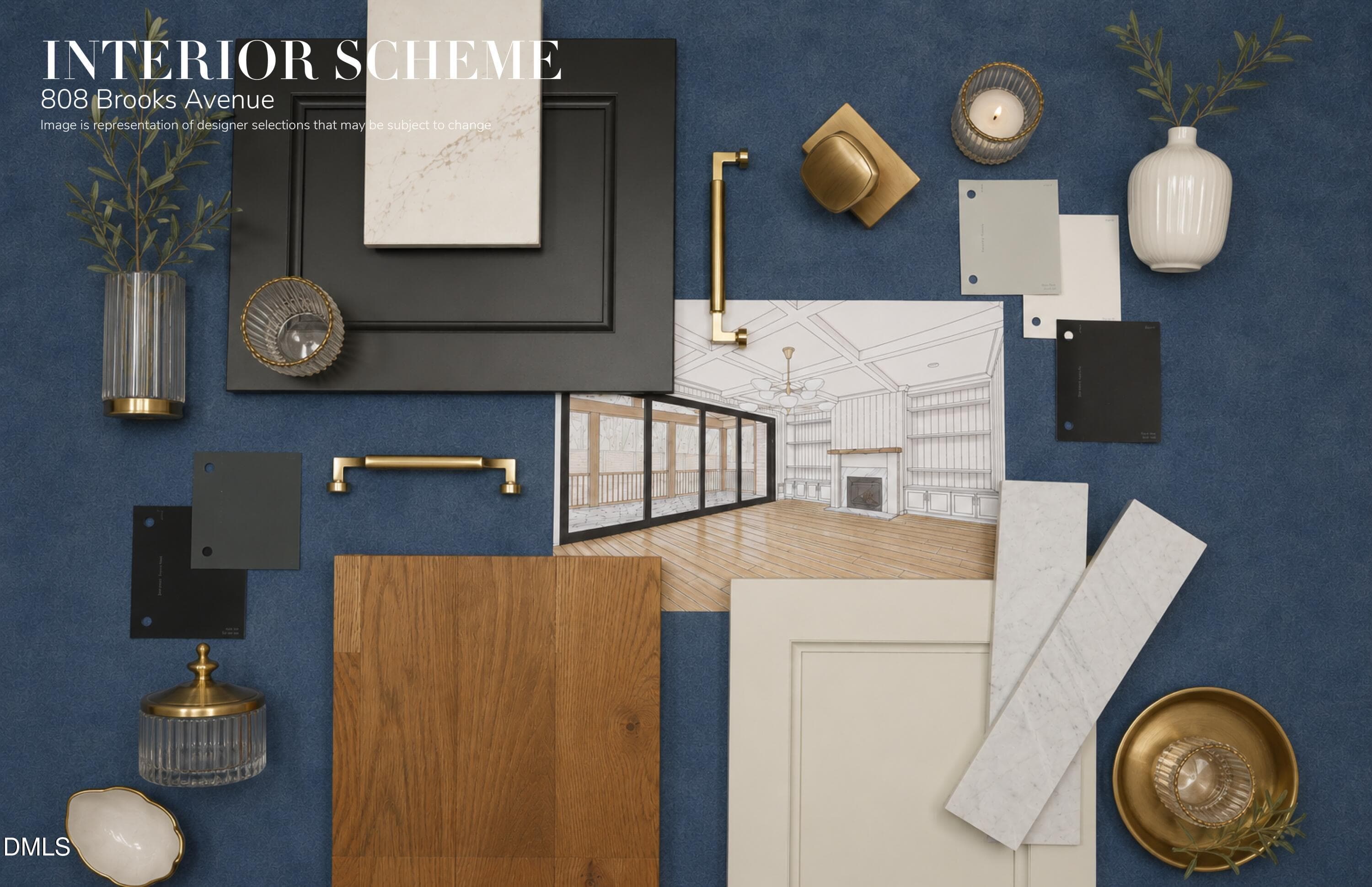 808 Brooks Ave Interior Scheme - 808 Brooks Avenue, Raleigh, NC 27607, Raleigh