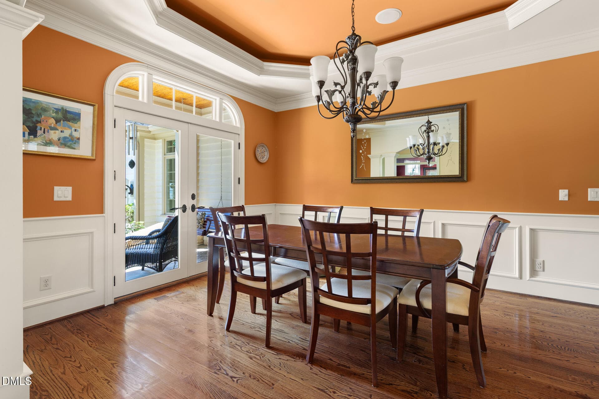 Dining Room with Tray Ceilings - 18004 Hyde, Chapel Hill, NC 27517, Chapel Hill