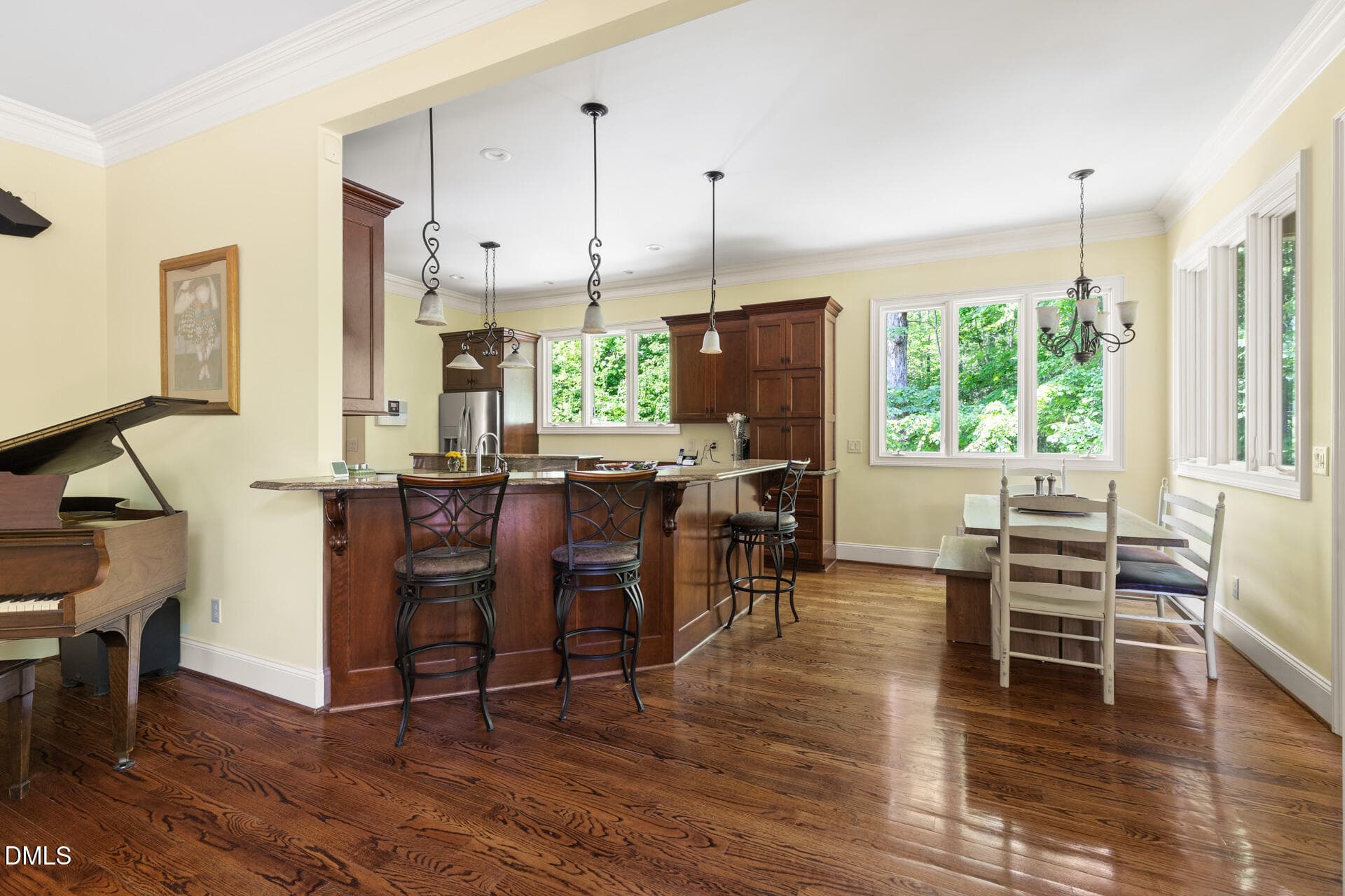 Entertaining Island and Eating Area - 18004 Hyde, Chapel Hill, NC 27517, Chapel Hill