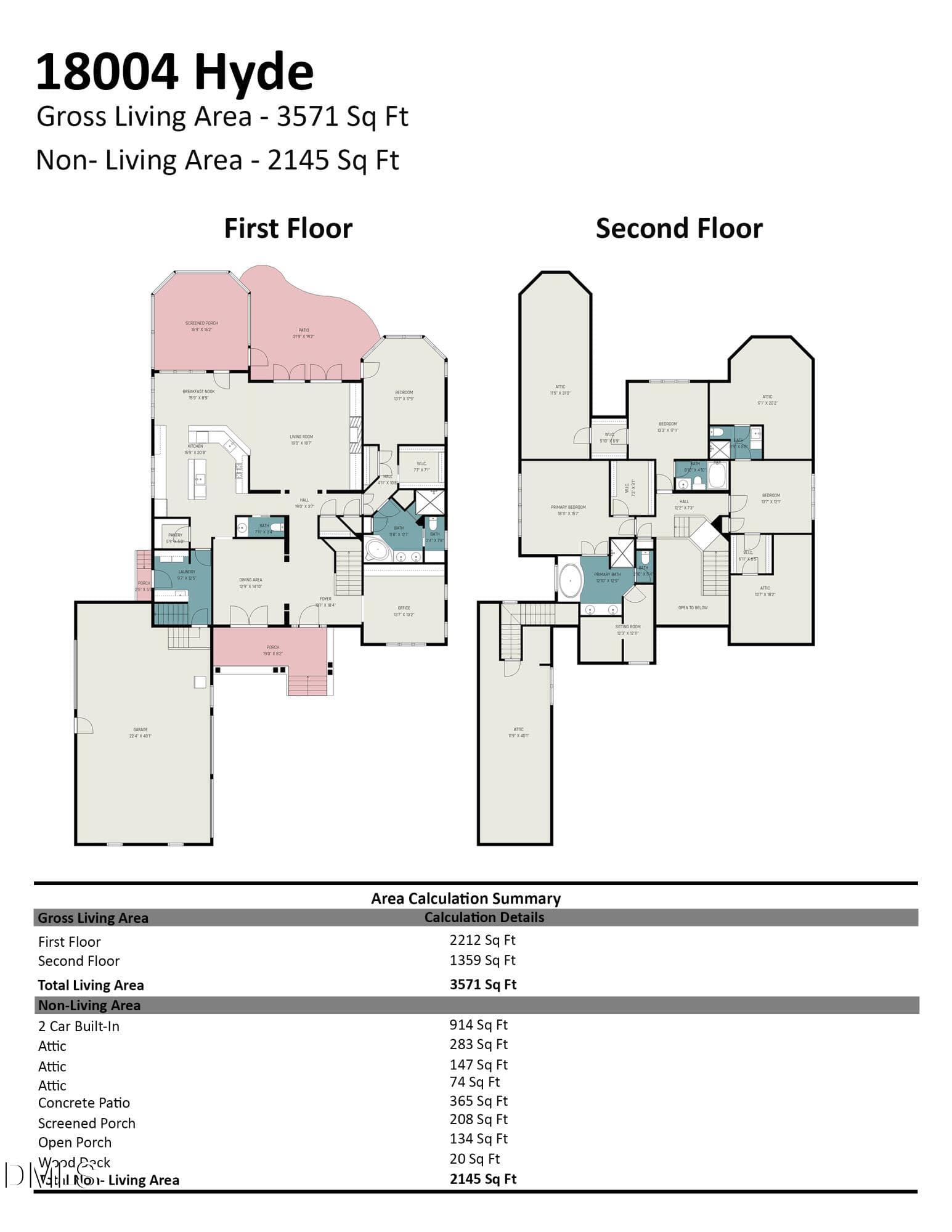 18004 Hyde Floorplan - 18004 Hyde, Chapel Hill, NC 27517, Chapel Hill