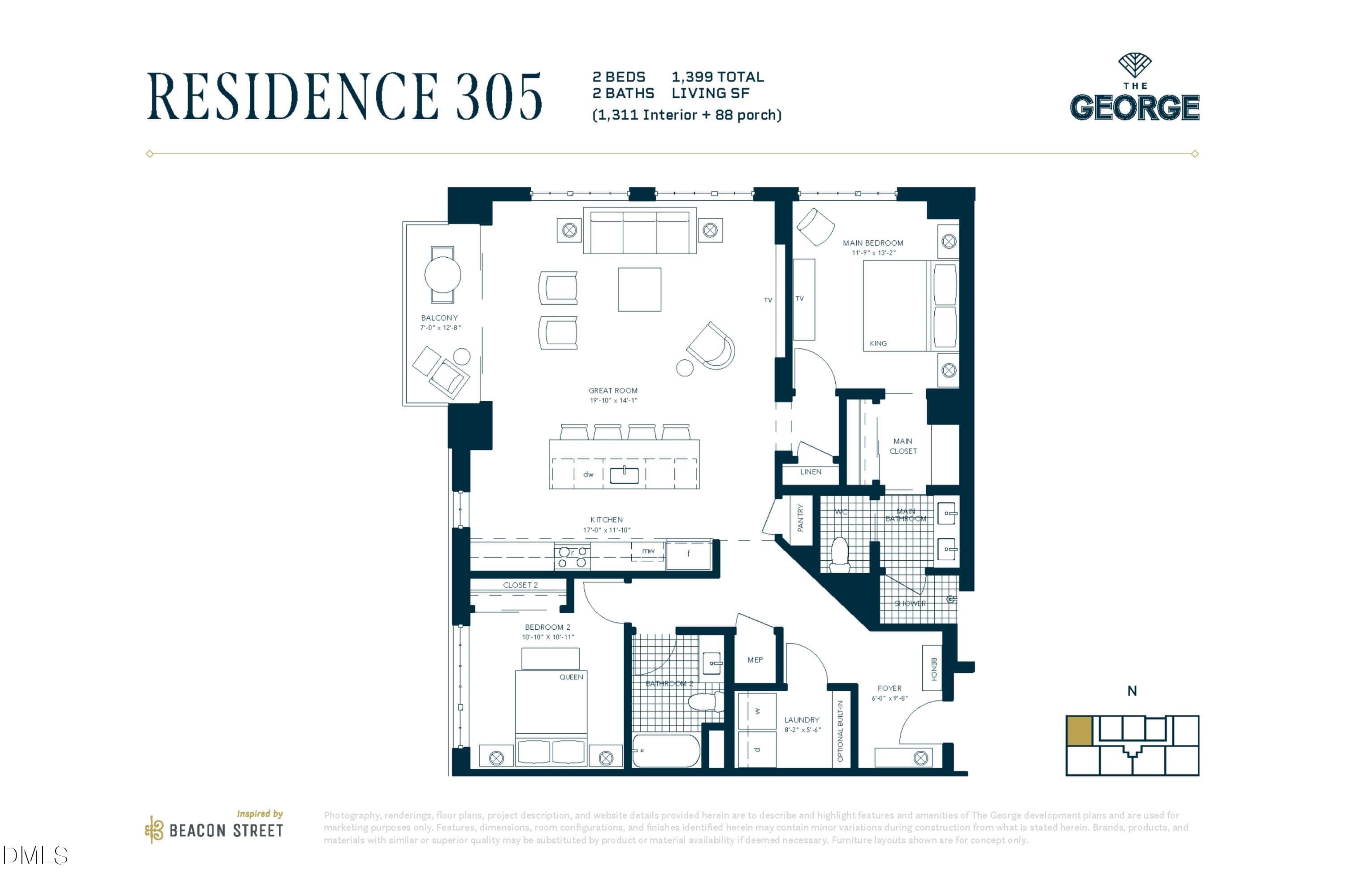 Unit 305 Cutsheet - 512 W Geer Street 305, Durham, NC 27701, Durham