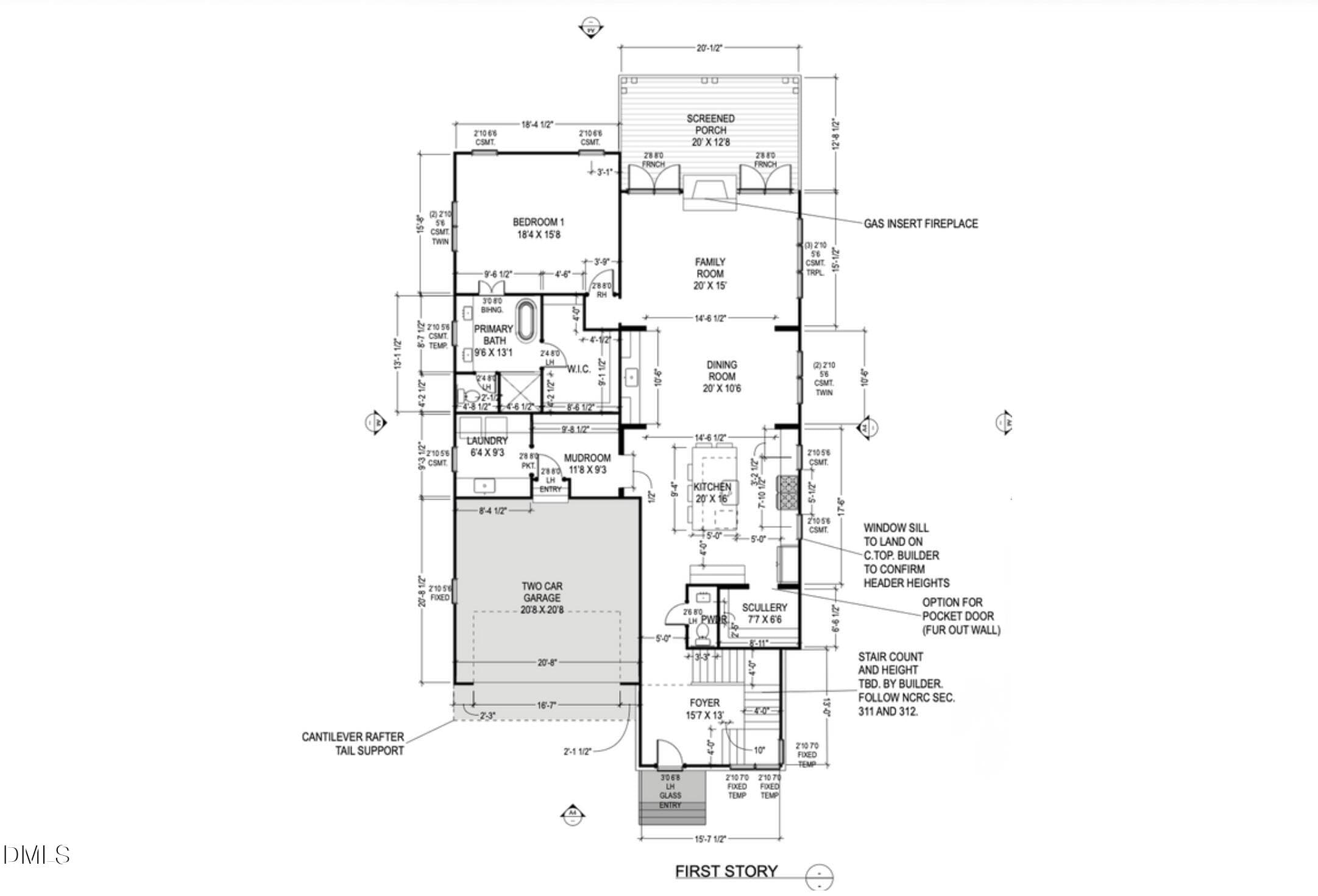 First Floor - 1505 Fairbanks Road, Cary, NC 27513, Cary