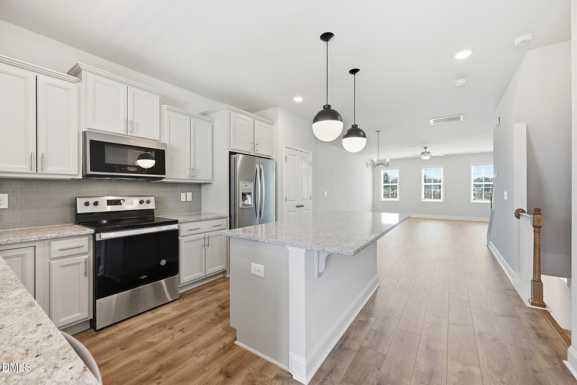 Kitchen to LR - 507 Gateway Townes Boulevard, Wake Forest, NC 27587