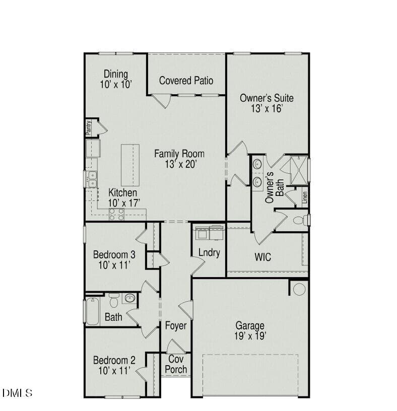 Floorplan - 52 Chardonnay Drive, Lillington, NC 27546