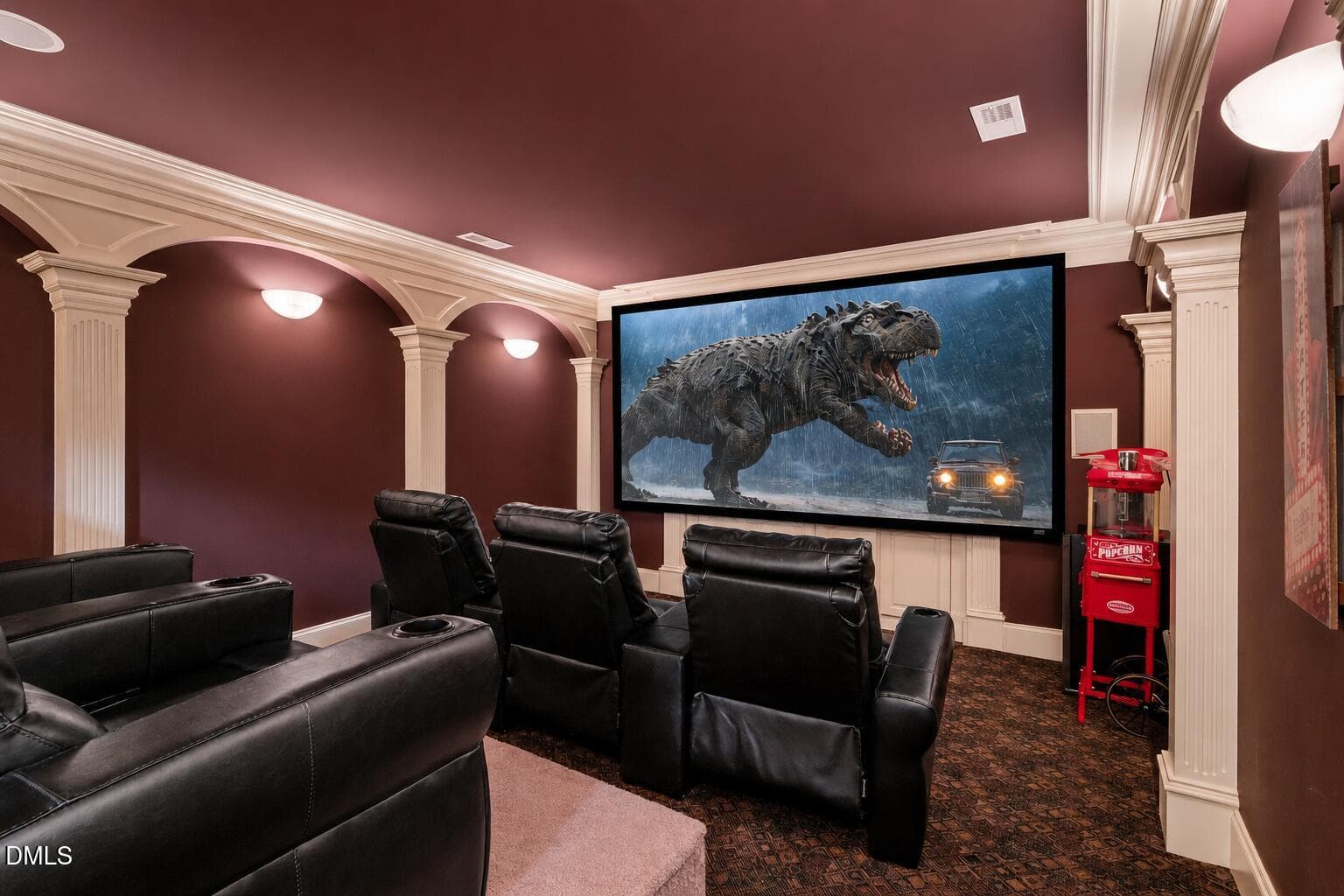 Home Movie Theater - 7105 Barham Hollow Drive, Wake Forest, NC 27587
