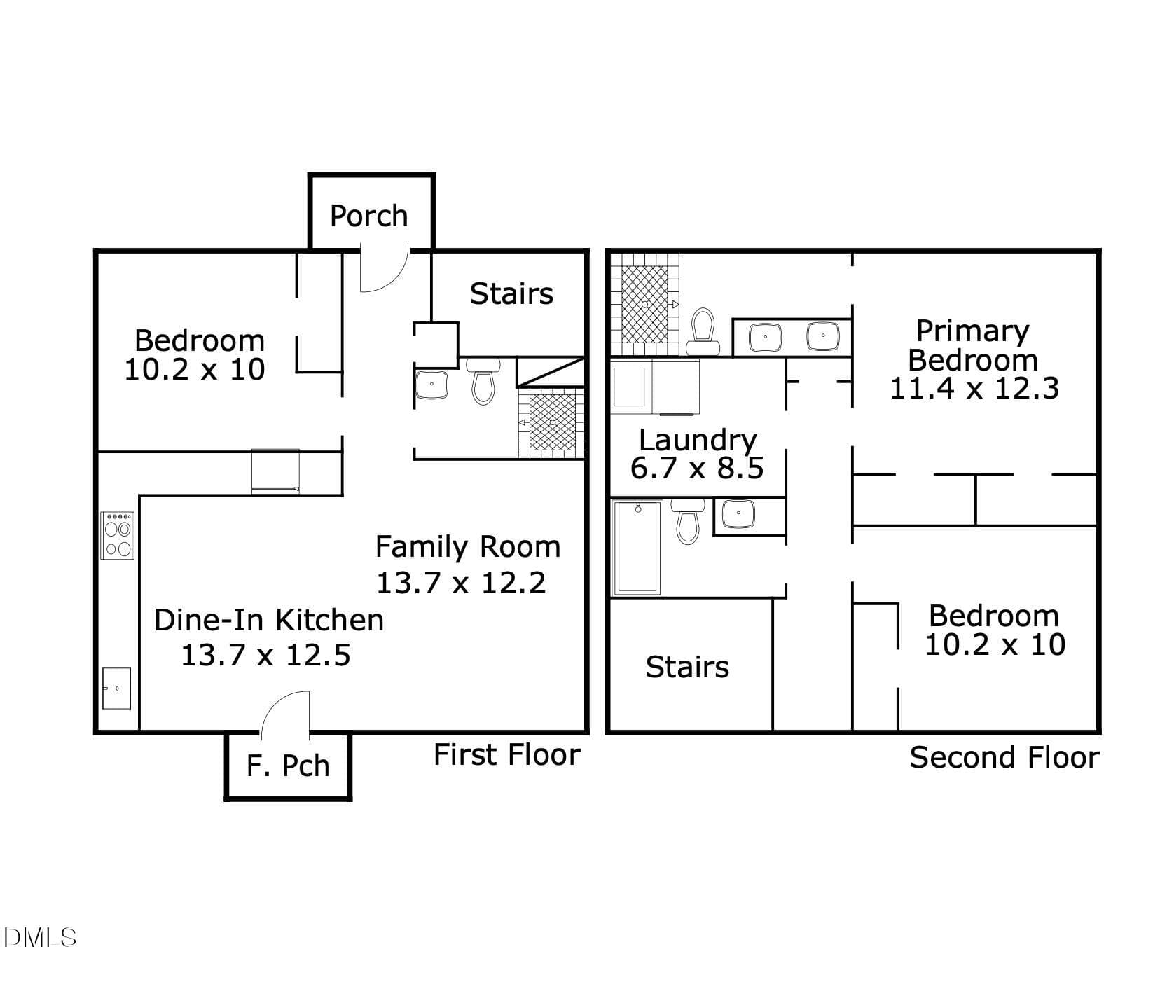 Floor Plan - 1909 Wagoner Street, Durham, NC 27705, Durham