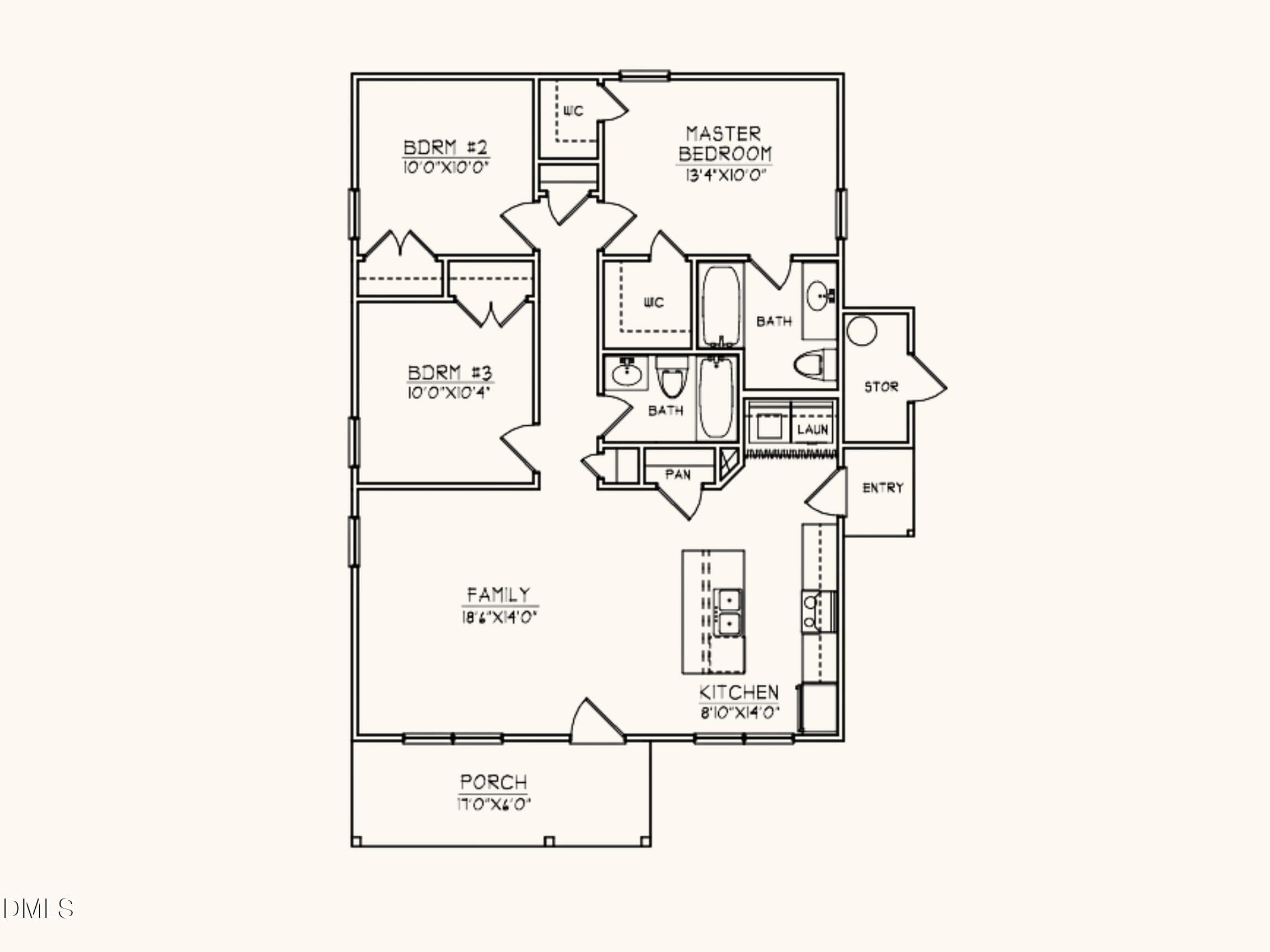 Nicholas Right Layout - 228 Chartres Street, Fuquay Varina, NC 27526, Fuquay Varina