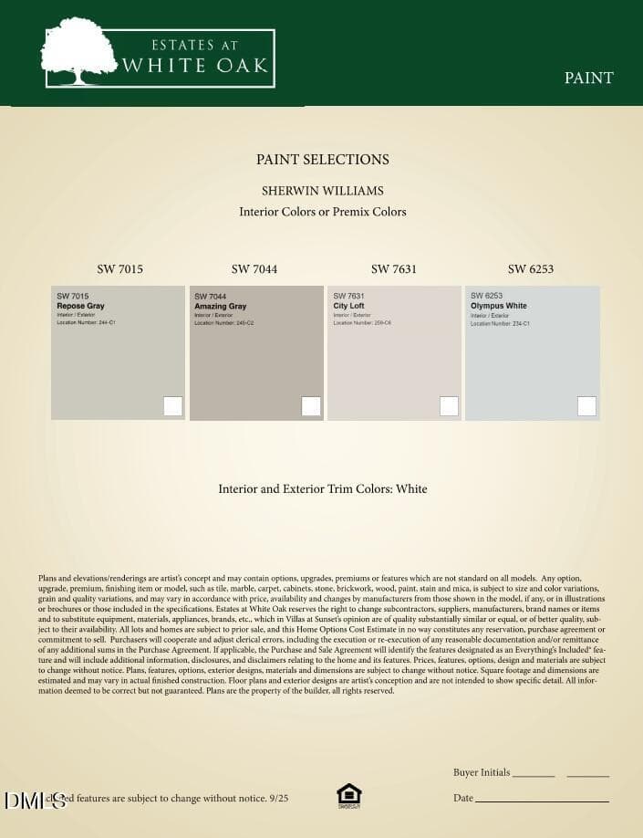 Options Paint - 2546 Vining Branch Way, Apex, NC 27523