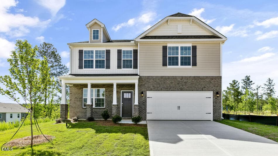 Wilmington B Rendering - 25 Babbling Brook Drive, Fuquay Varina, NC 27526