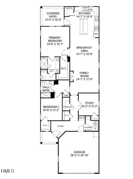 Homesite 222 Floorplan - 3117 Kiawa Pointe Lane 222, Durham, NC 27703, Durham