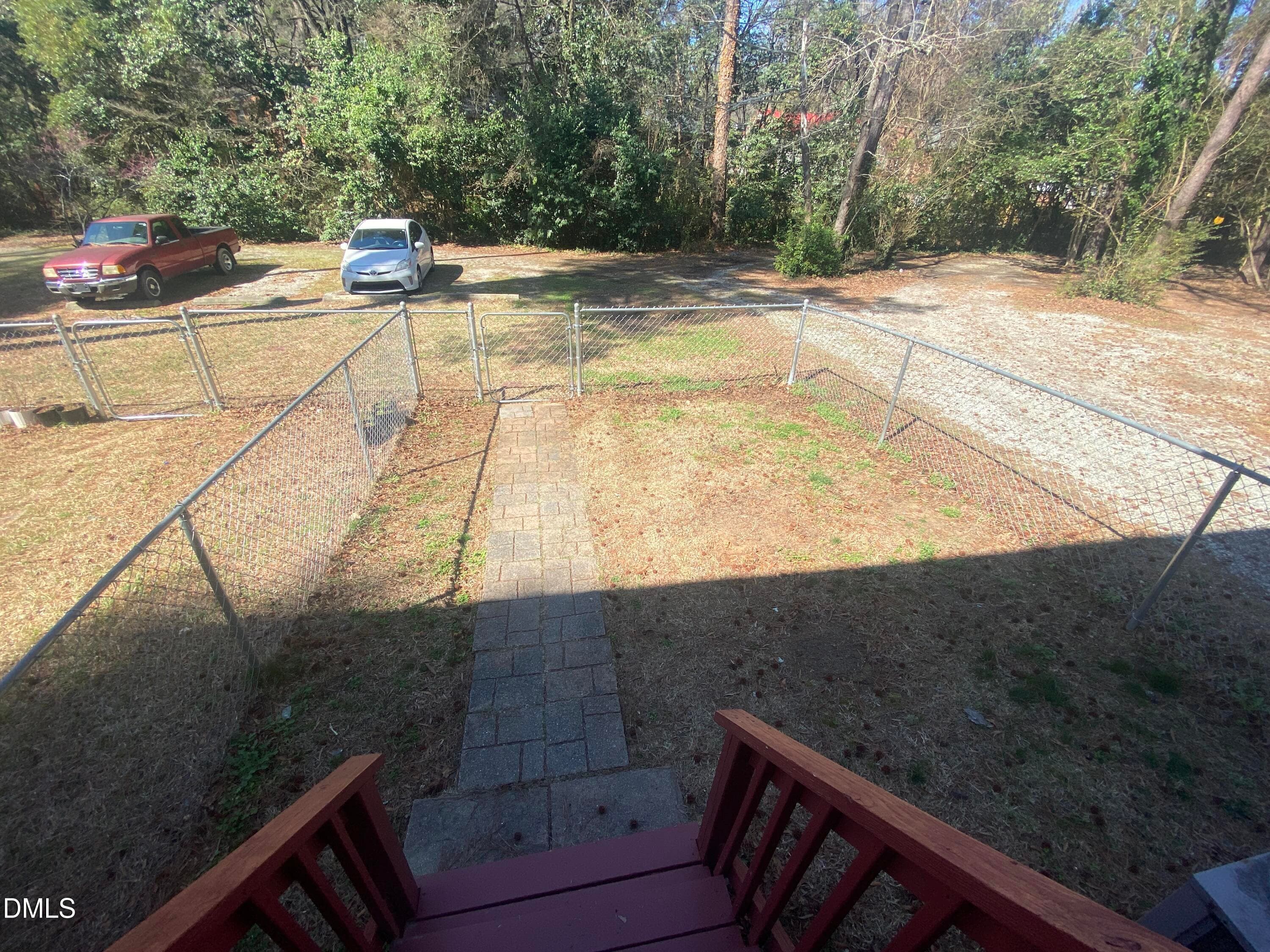 Fenced-In Back Yard & Parking - 1407-1413 Clarendon Street, Durham, NC 27705, Durham
