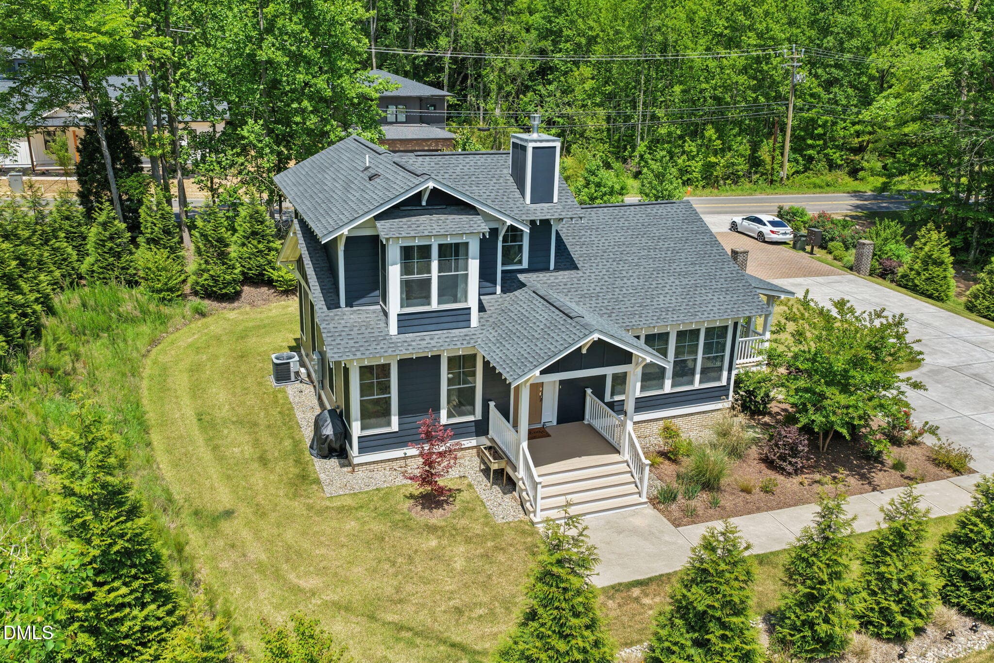 Aerial View - 1917 Milan Street, Durham, NC 27704, Durham