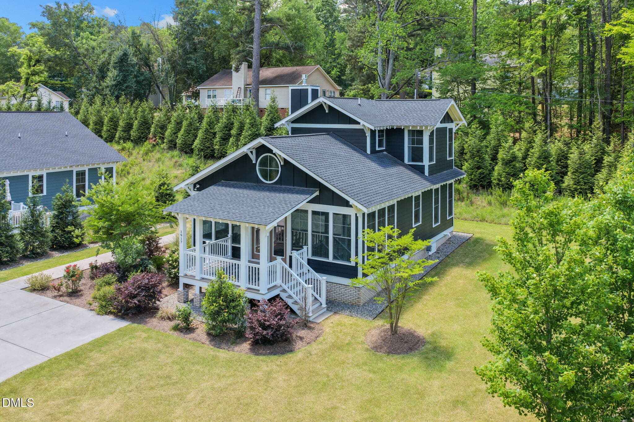 Aerial View - 1917 Milan Street, Durham, NC 27704, Durham