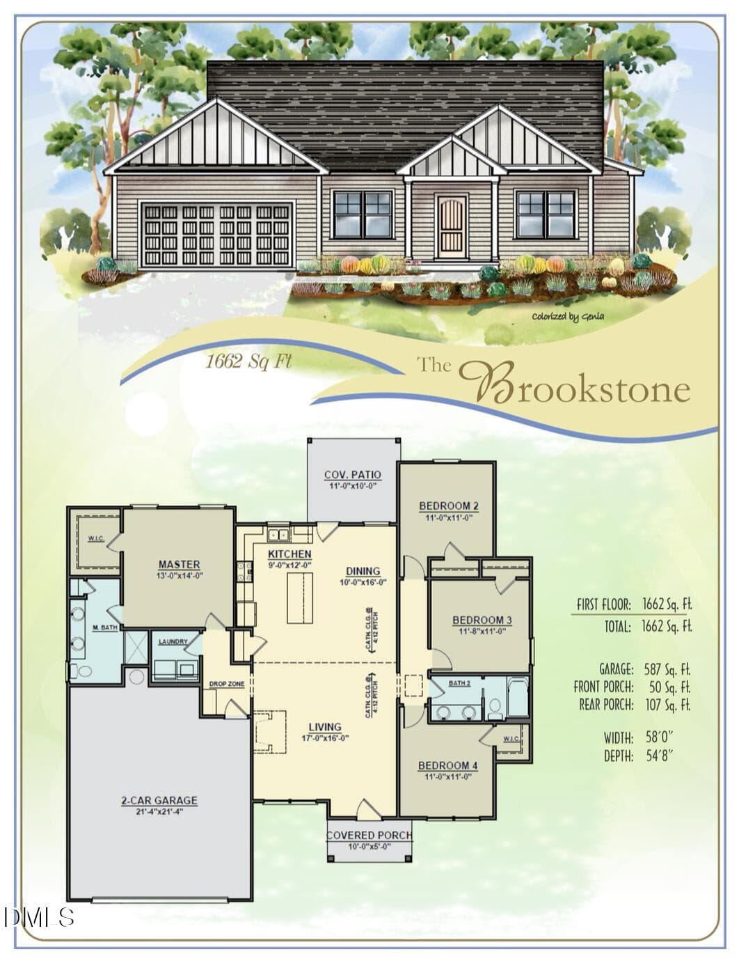 Brookstone 1662 - 308 Creeks Edge Drive, Pikeville, NC 27863