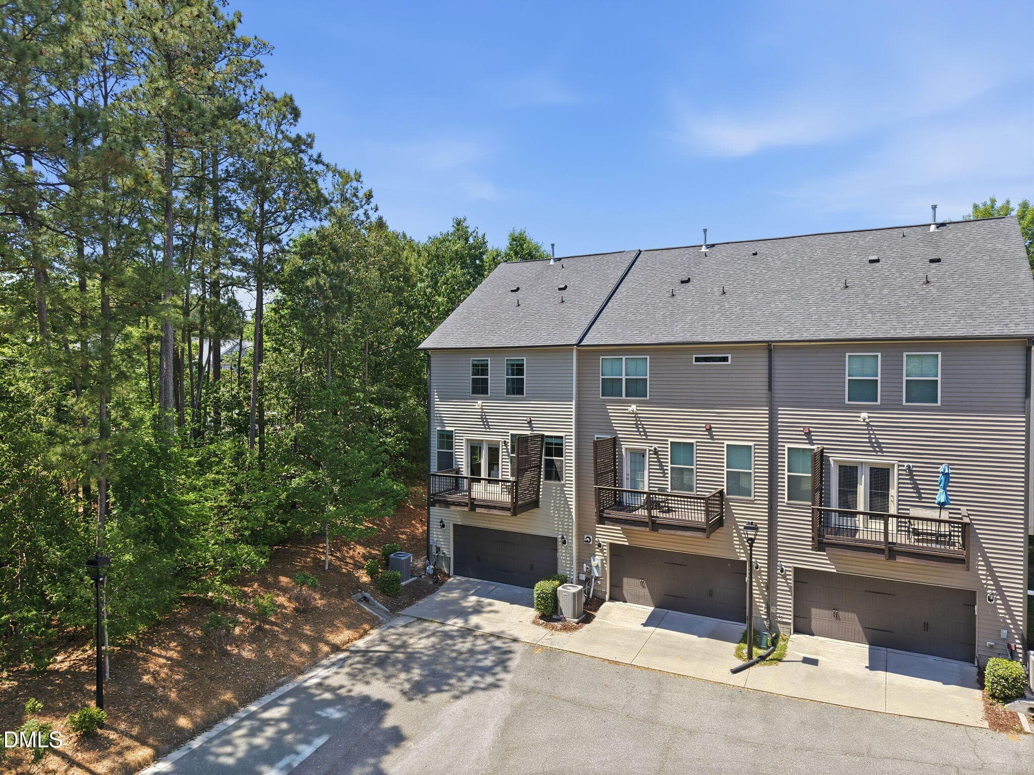 Back of house on cul de sac - 1000 Pebble Creek Crossing Unit 1, Durham, NC 27713, Durham