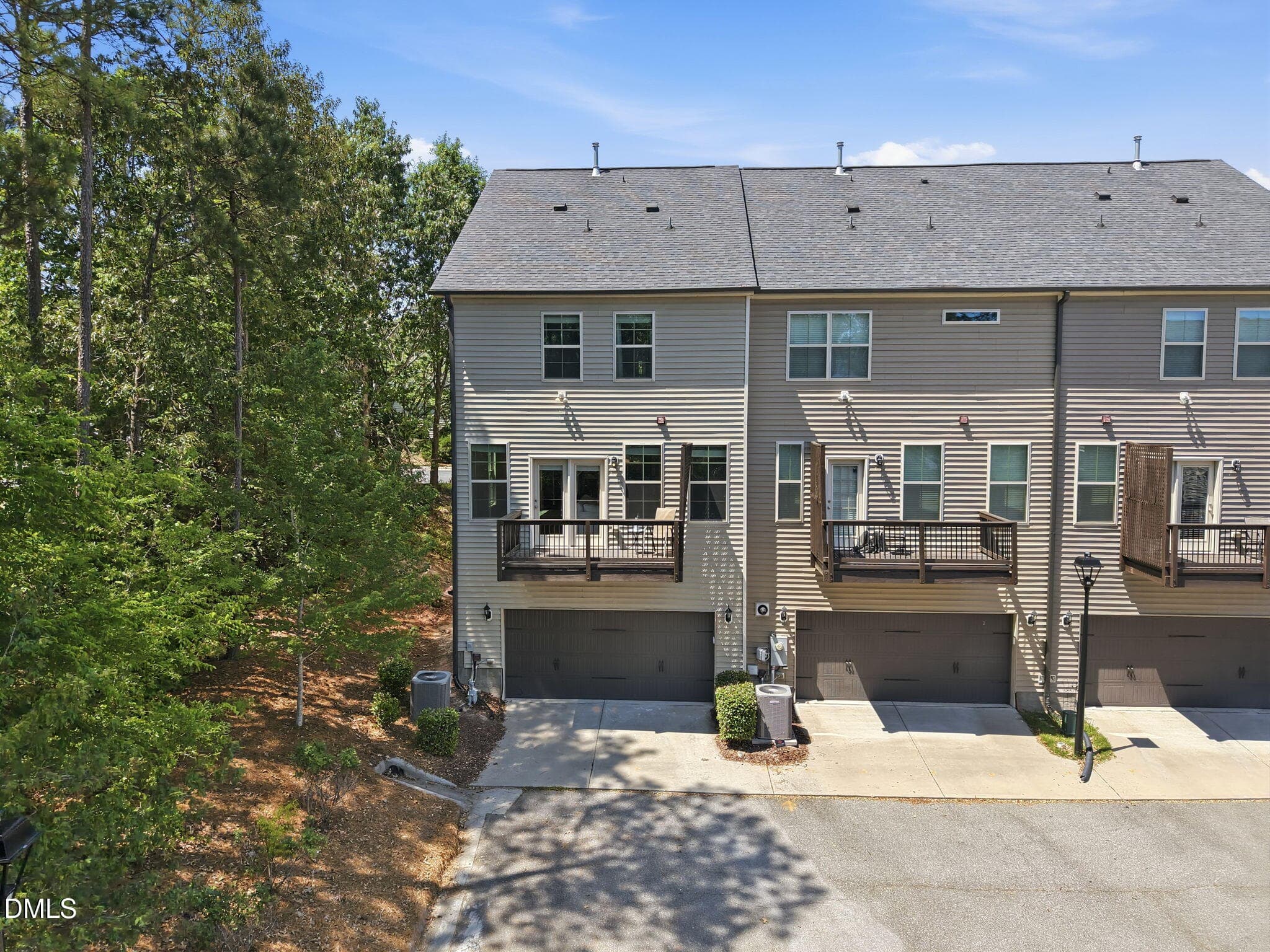 2 car rear car garage - 1000 Pebble Creek Crossing Unit 1, Durham, NC 27713, Durham