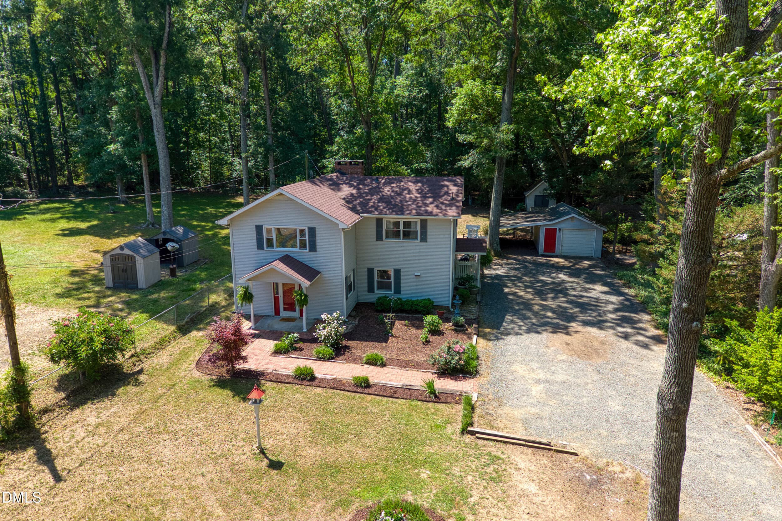 34 -2503 w craver st, drone, exterior - 2503 W Carver Street, Durham, NC 27705, Durham
