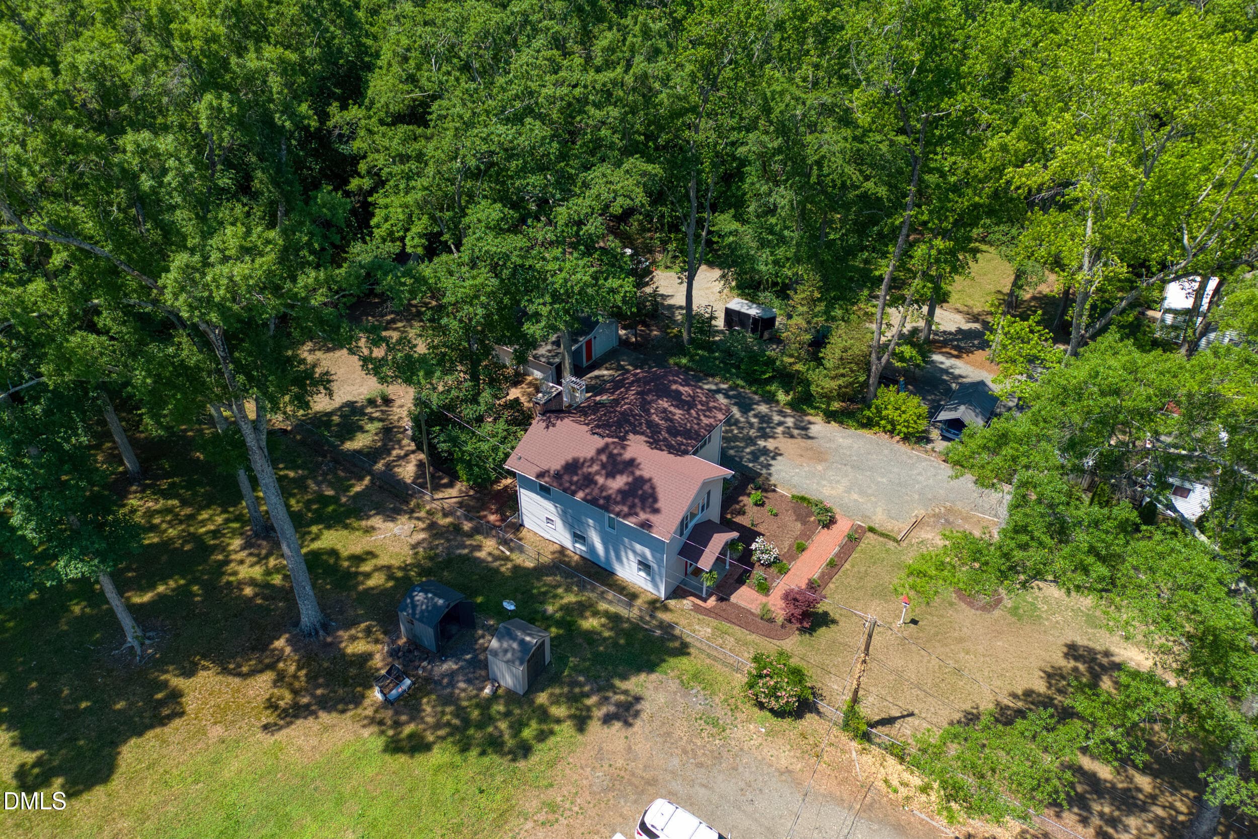 46 -2503 w craver st, drone, exterior - 2503 W Carver Street, Durham, NC 27705, Durham