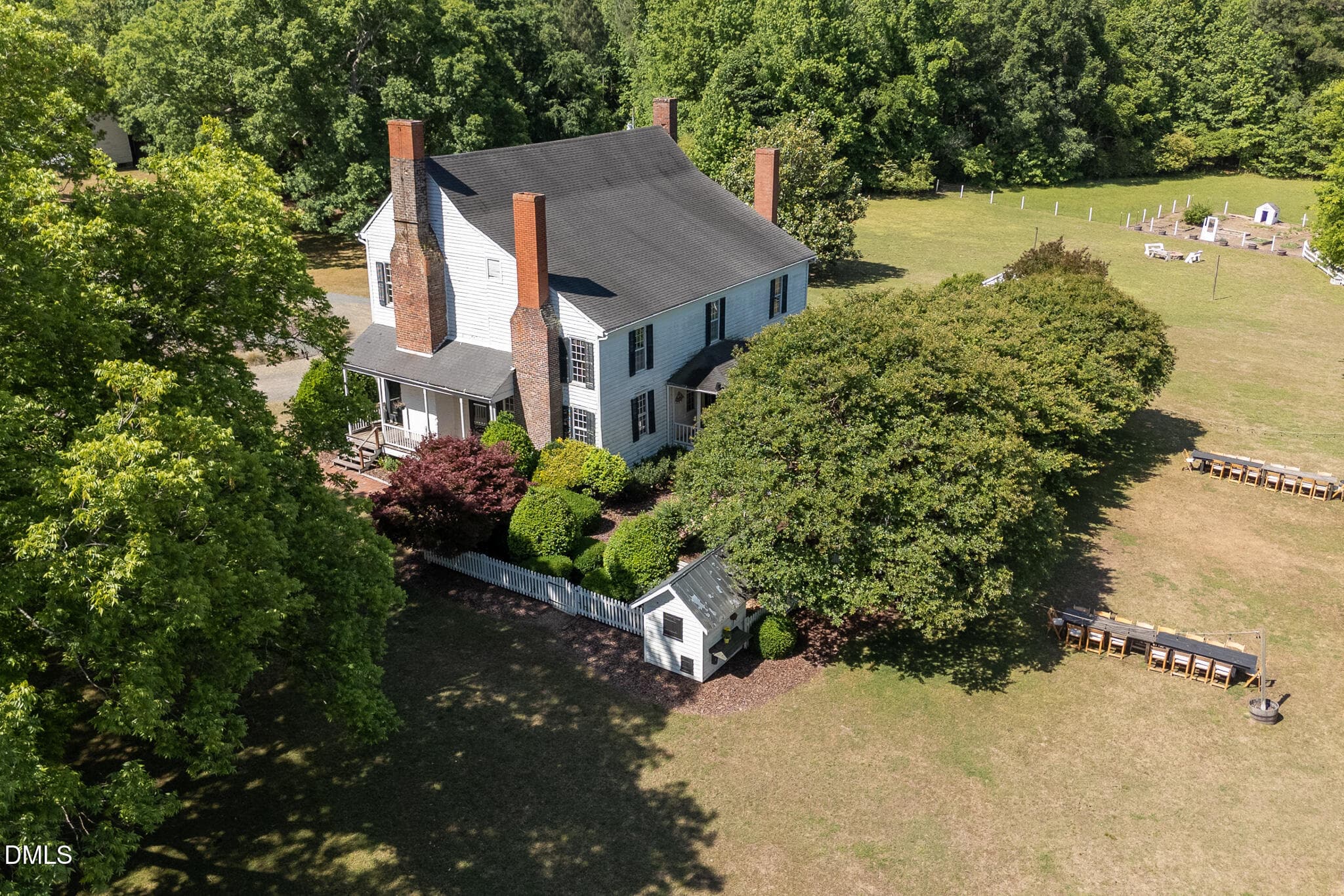 3679 Oak Lawn Farm Rd Drone-10 - 3679 Oak Lawn Farm Road, Oxford, NC 27565