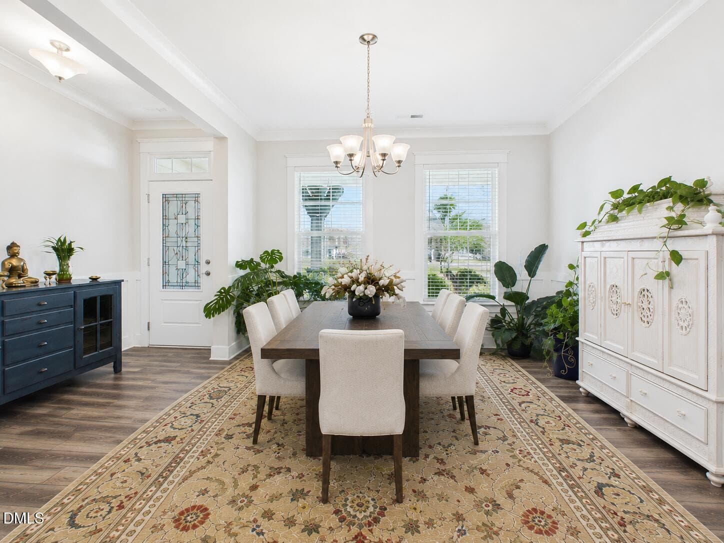 Dining room staged - 1096 Capulet Drive, Burlington, NC 27215