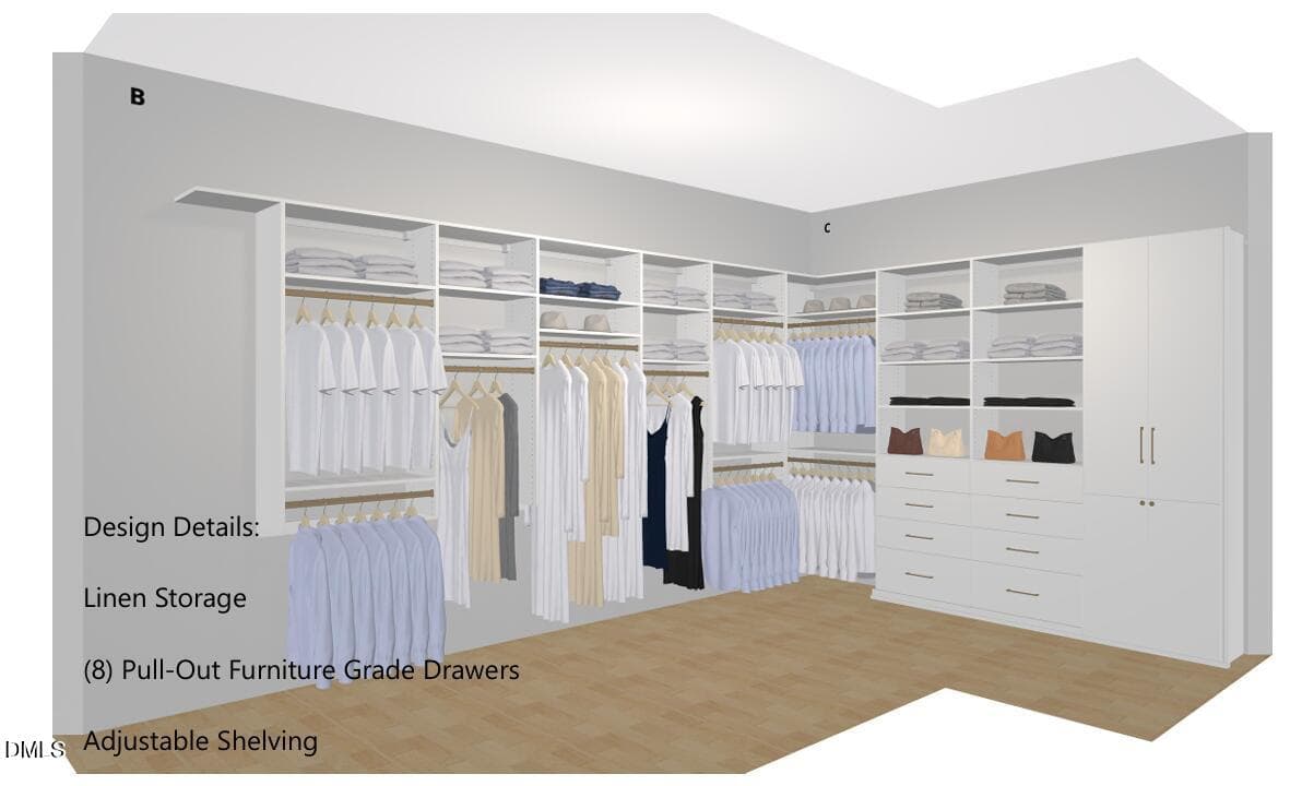Proposed closet 1 - 504 Tilden Street, Raleigh, NC 27605, Raleigh