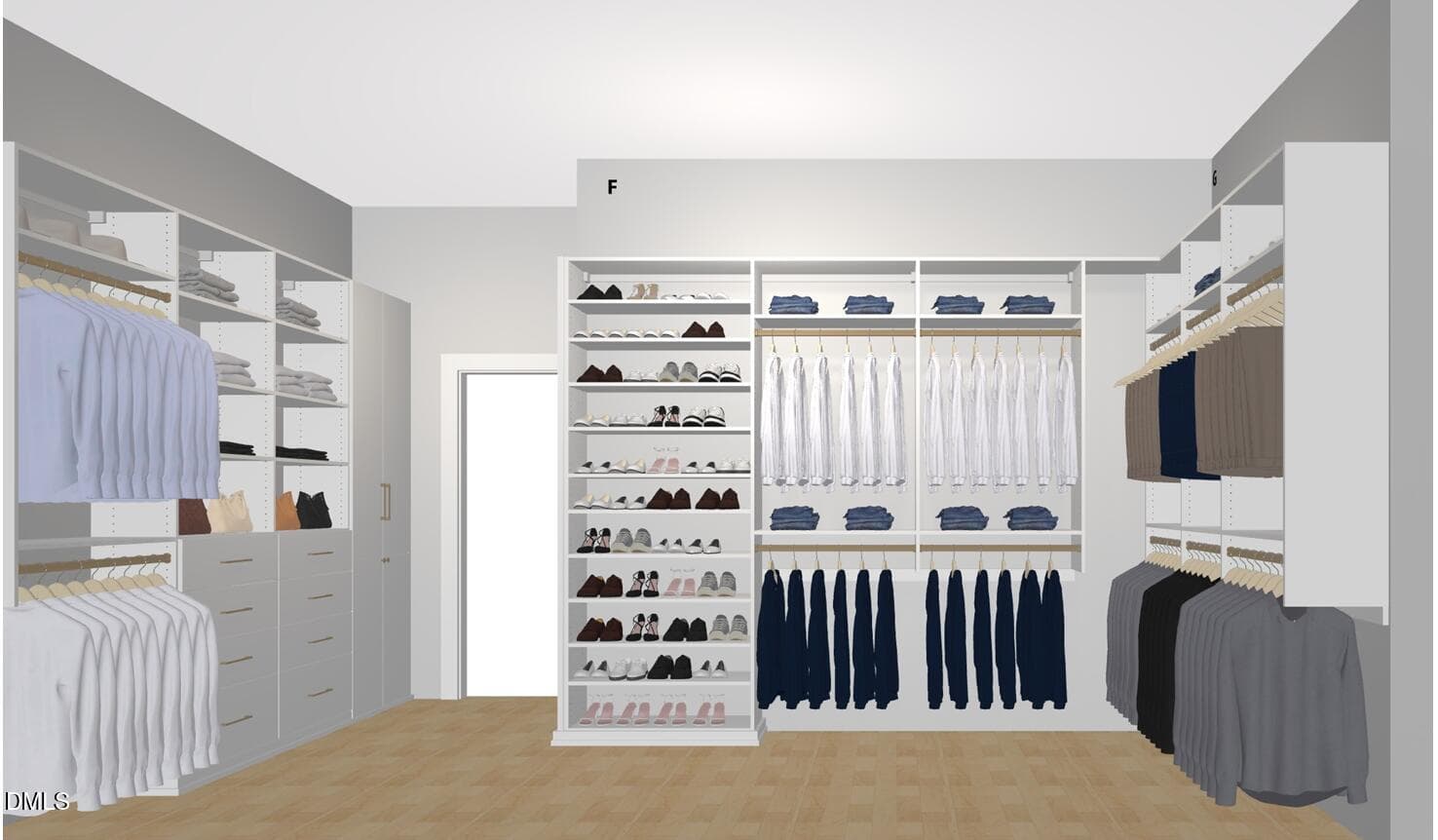 Proposed closet 2 - 504 Tilden Street, Raleigh, NC 27605, Raleigh
