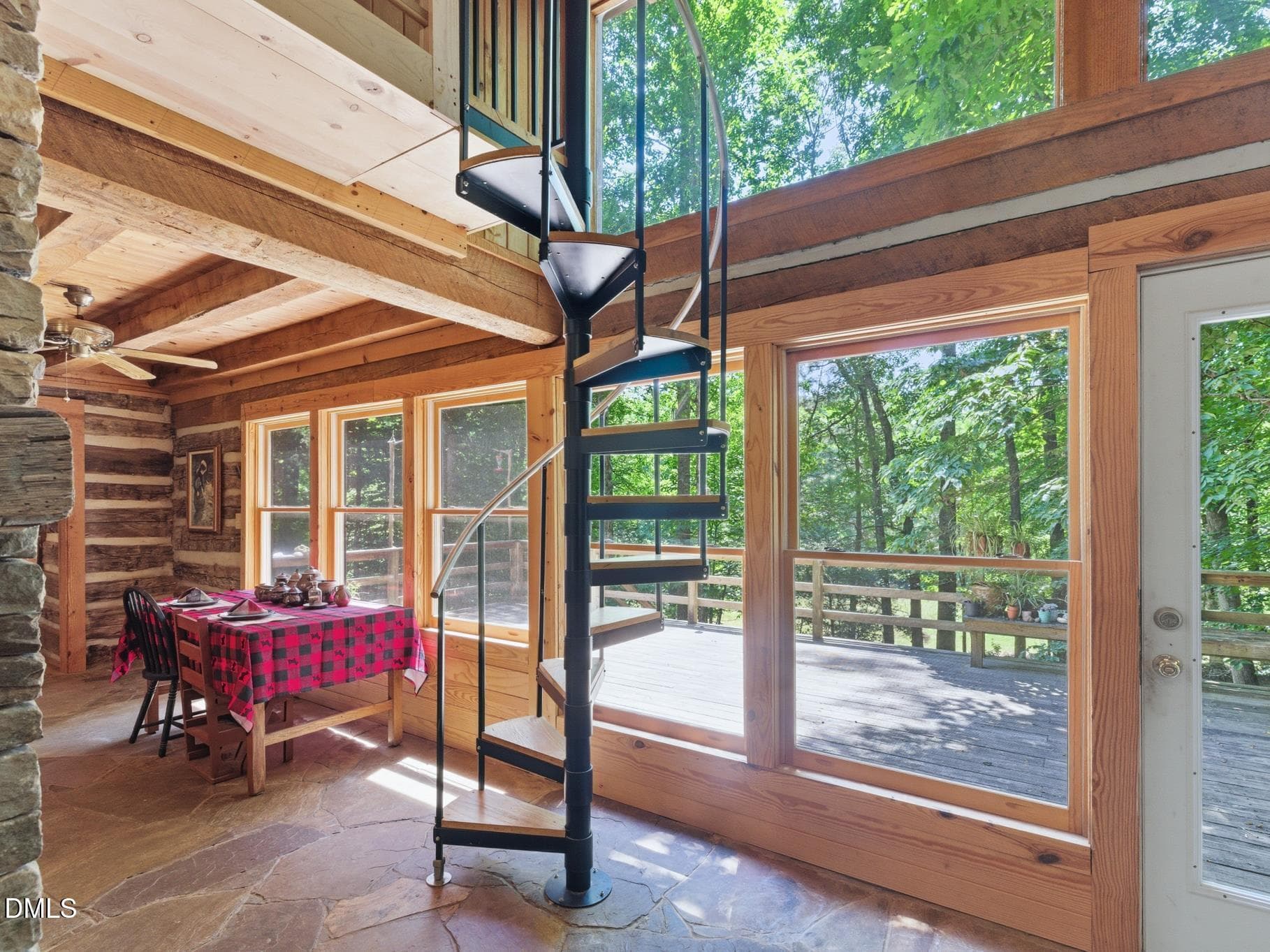 205 Anolis stairs to studio - 205 Anolis Drive, Pittsboro, NC 27312