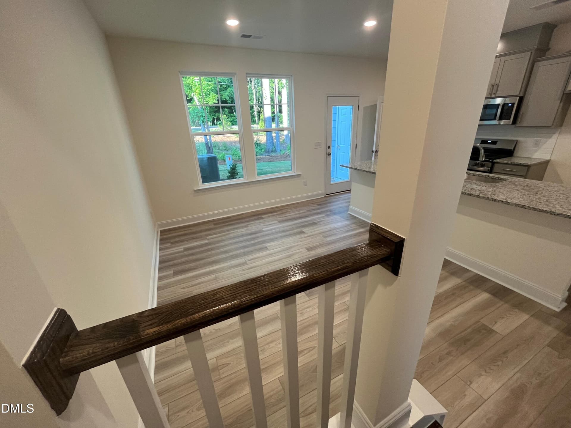 first landing overlooking 1st floor - 1278 Hammond Drive, Mebane, NC 27302