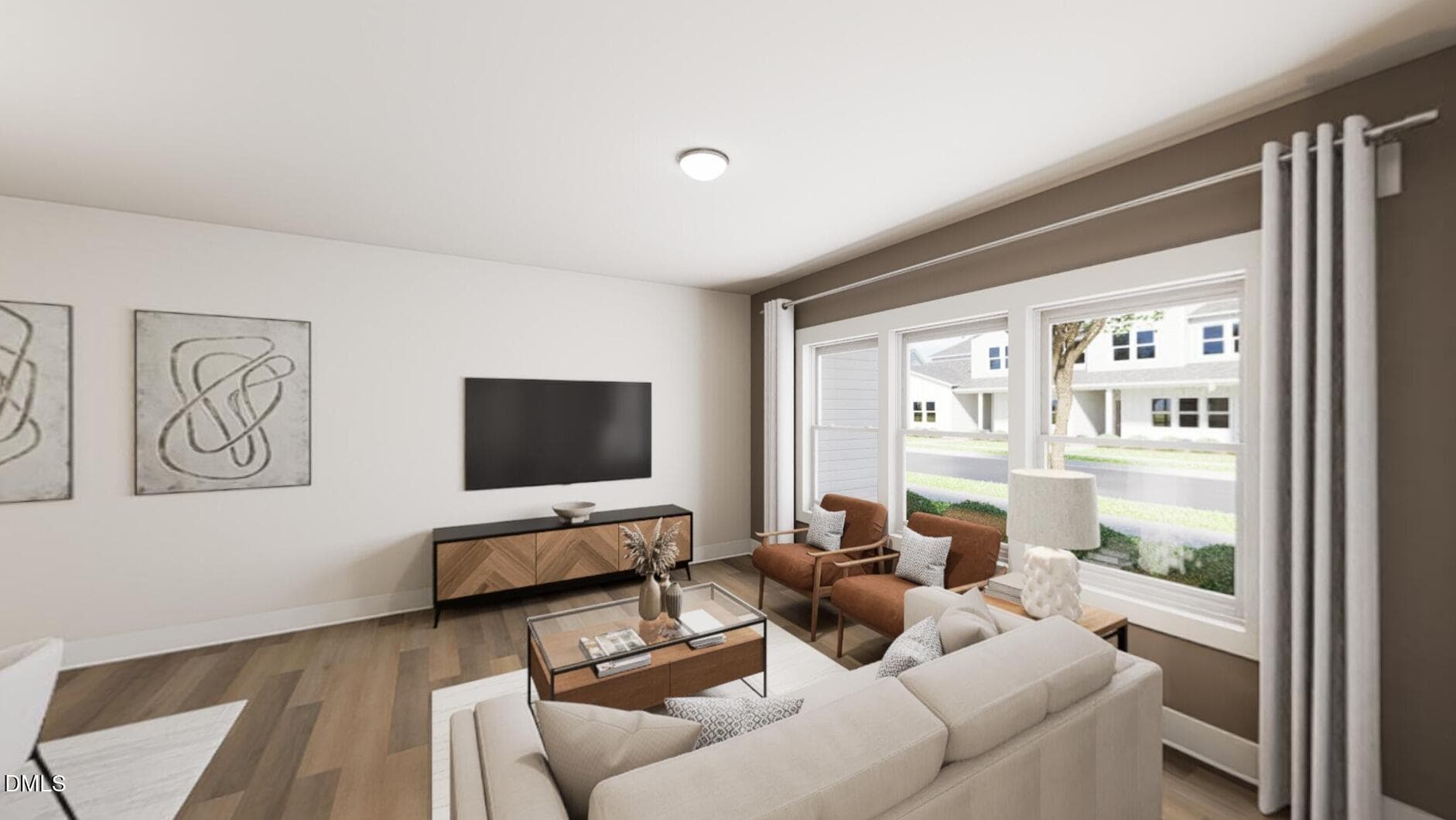 Living Room - 753 Central Park Lot 336 Drive, Raleigh, NC 27604, Raleigh