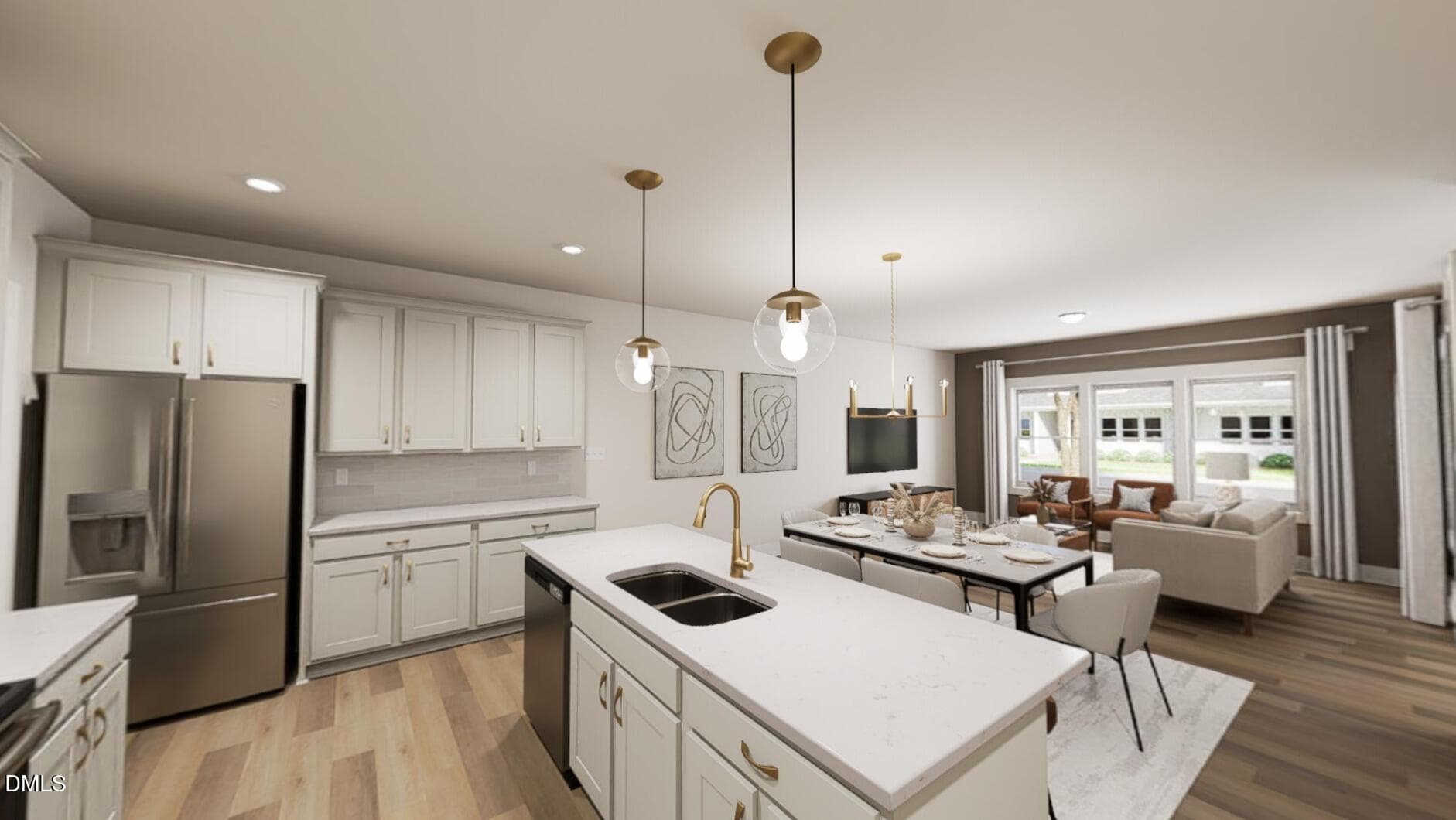 Kitchen + Dining - 753 Central Park Lot 336 Drive, Raleigh, NC 27604, Raleigh