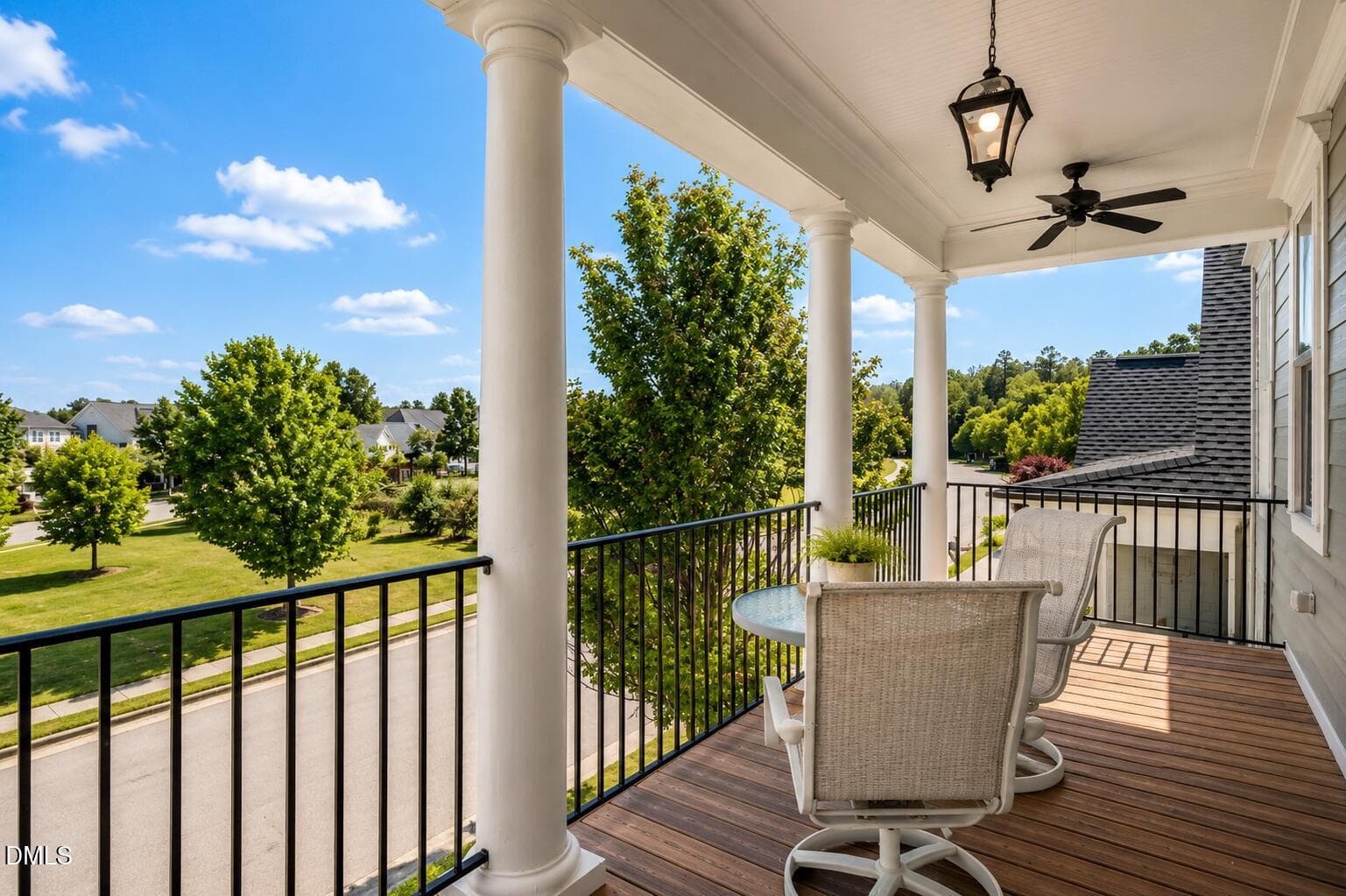 Balcony Overlooking Boulder Park - 22 Treywood Lane, Chapel Hill, NC 27516, Chapel Hill