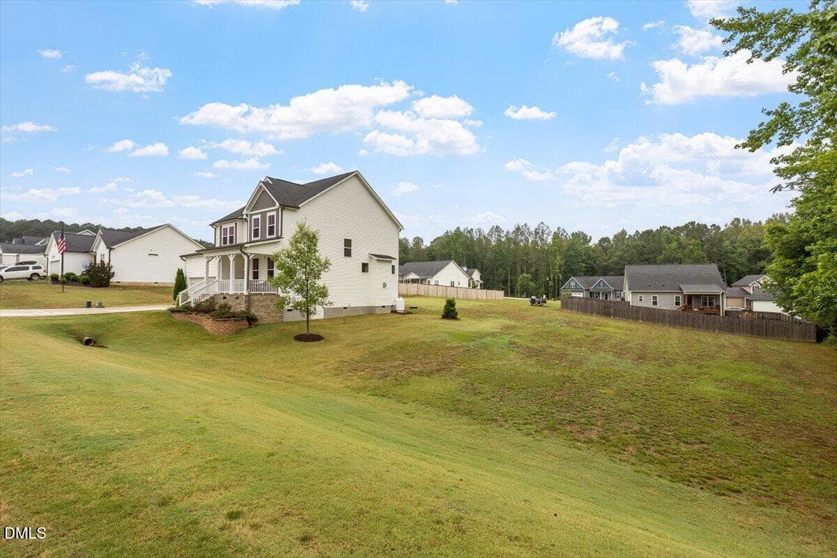 Side Yard - 127 Northview Drive, Middlesex, NC 27557