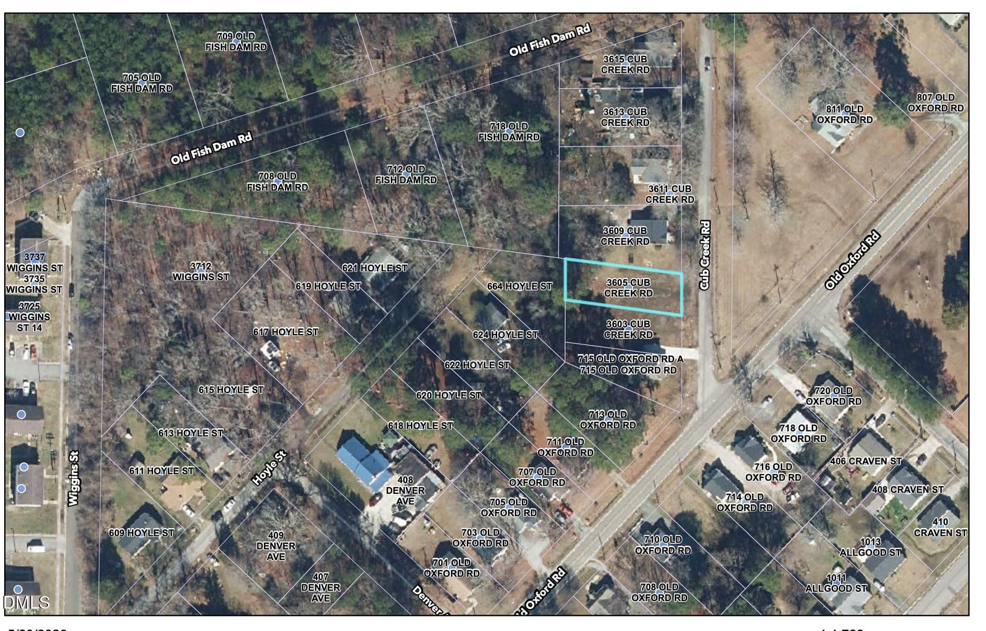 3605 Cub Creek GIS MAP - 3605 Cub Creek, Durham, NC 27704