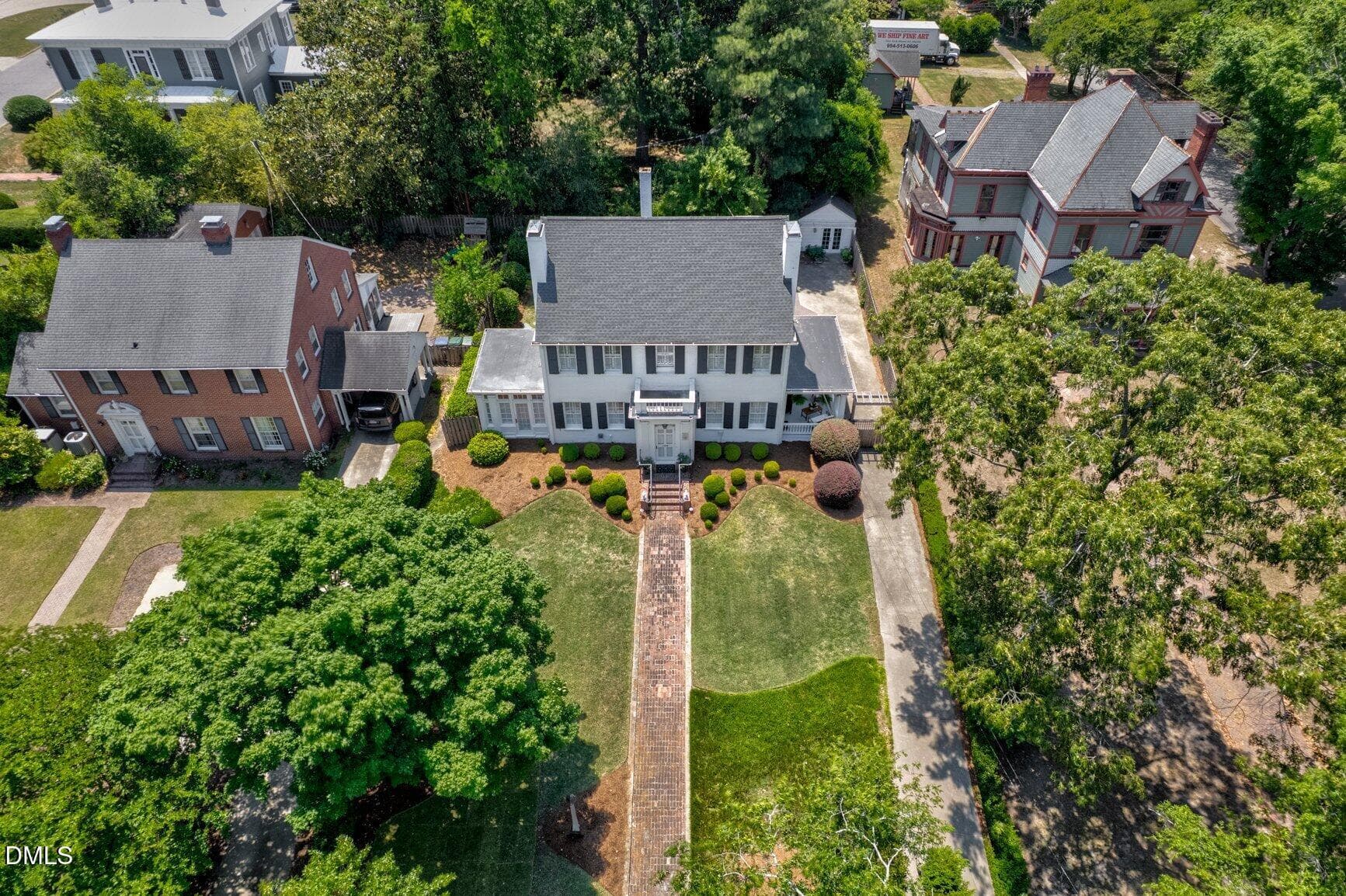 Aerial View - 1208 N Main Street, Tarboro, NC 27886