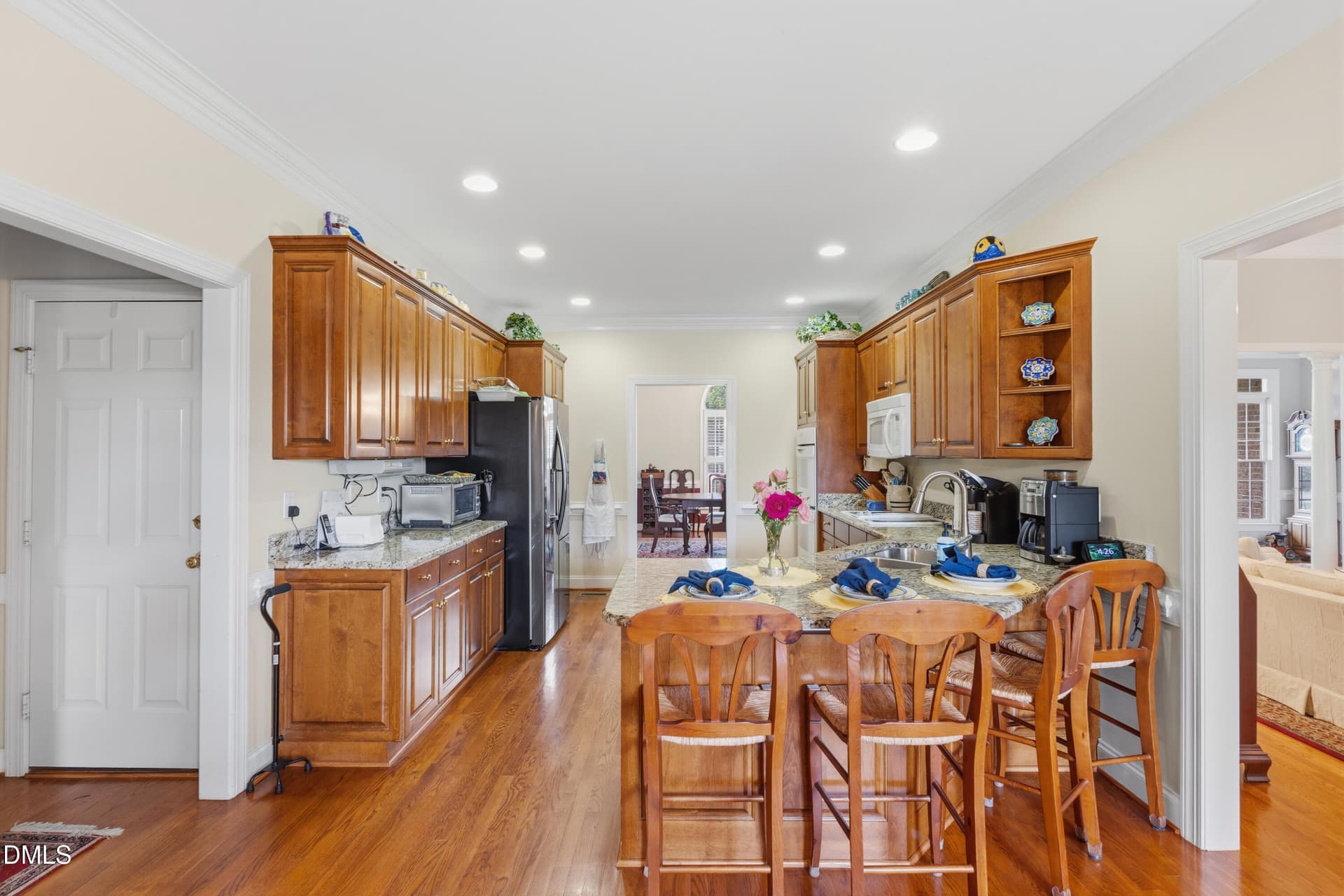 Kitchen Breakfast Bar - 6301 Waters Edge Drive, Rocky Mount, NC 27803
