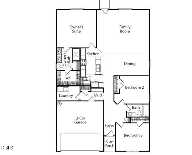 Sunset floorplan - 84 Ambrosia Way, Bunnlevel, NC 28323