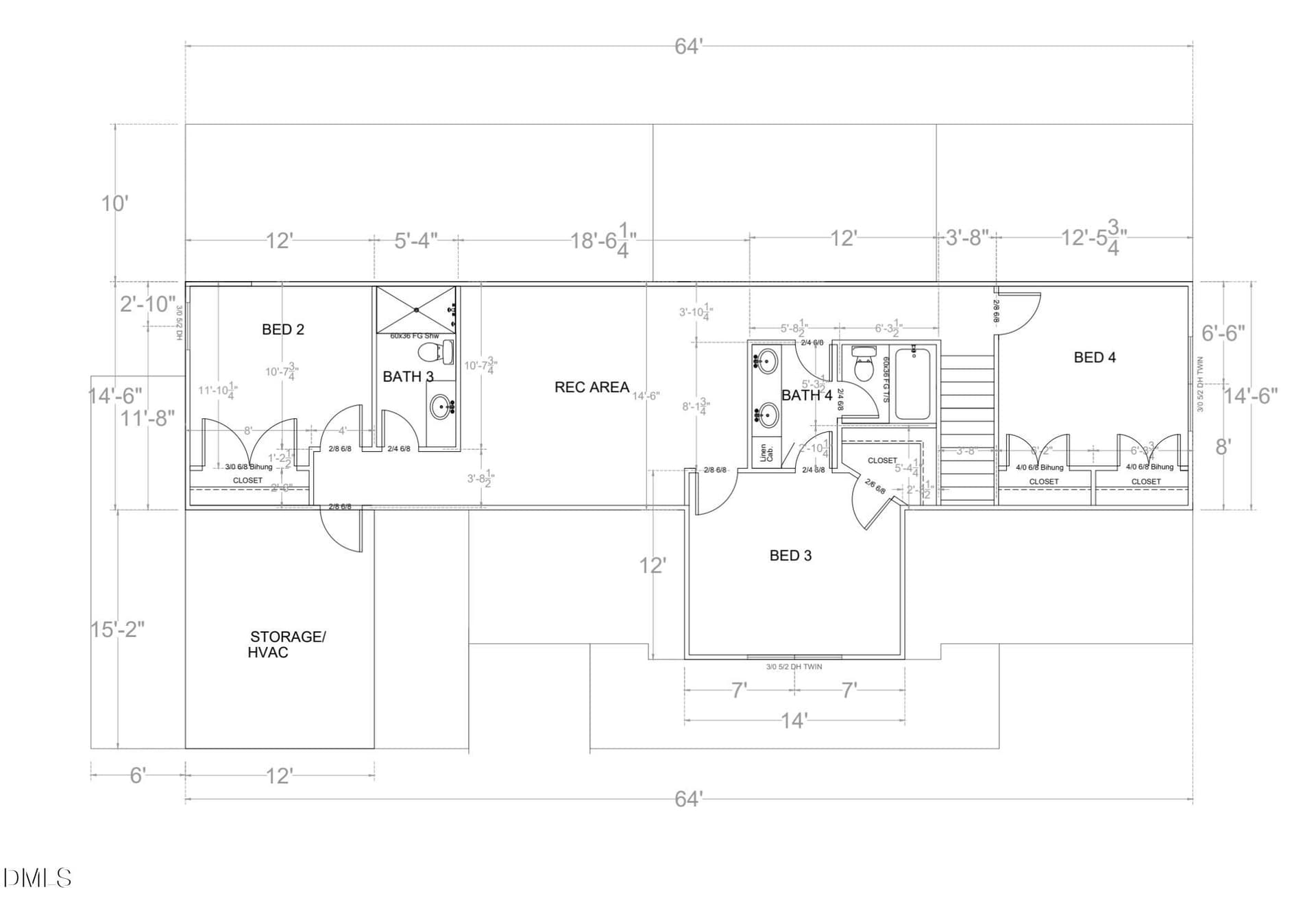 Second Floor Layout - 330 Powhatan Drive, Fuquay Varina, NC 27526