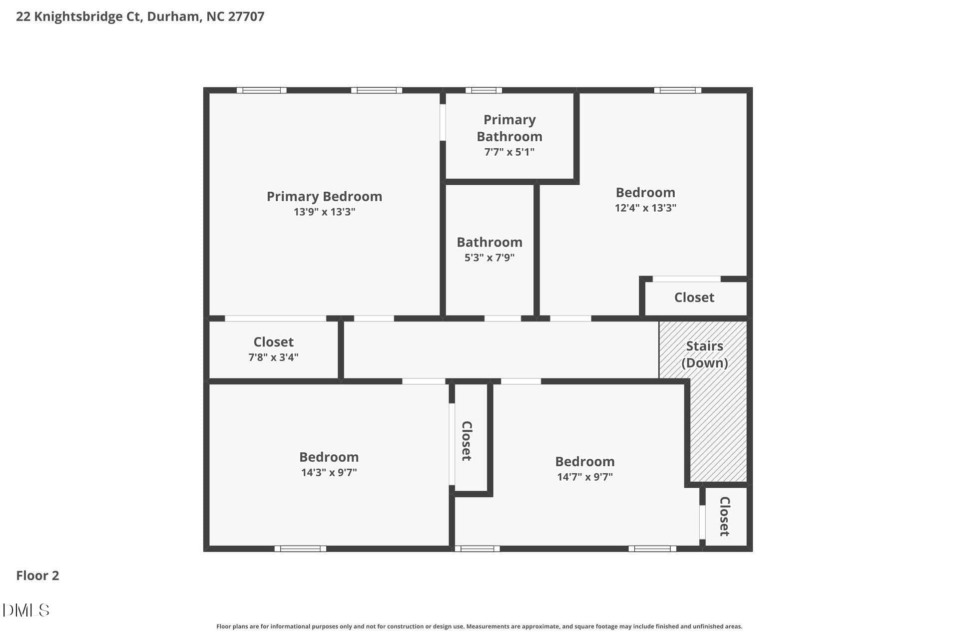 002-photo-floor-plan-15392700 - 22 Knightsbridge Court, Durham, NC 27707, Durham