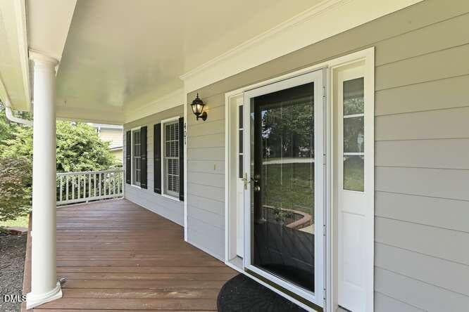 Covered front porch - 401 Peachtree Point Court, Cary, NC 27513, Cary