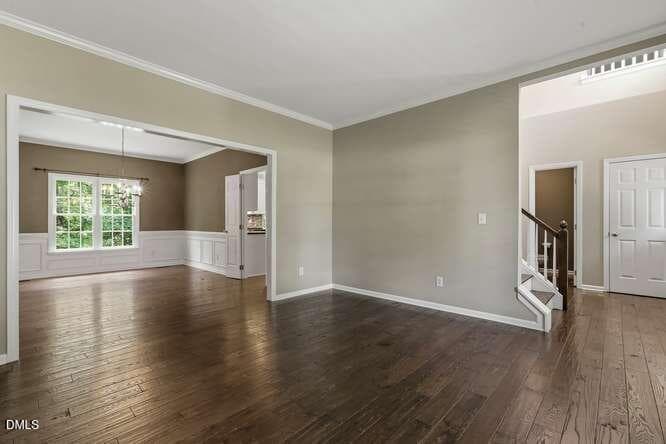 Office to Dining room view - 401 Peachtree Point Court, Cary, NC 27513, Cary