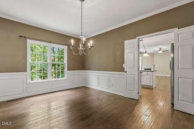 Dining room to Kitchen view - 401 Peachtree Point Court, Cary, NC 27513, Cary