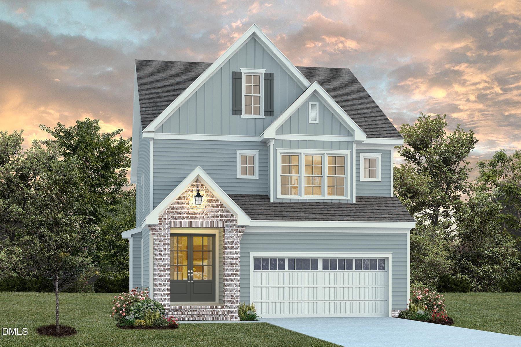Meadowmont G-WF Elevation - 849 Lunar Light Drive, Wendell, NC 27591, Wendell