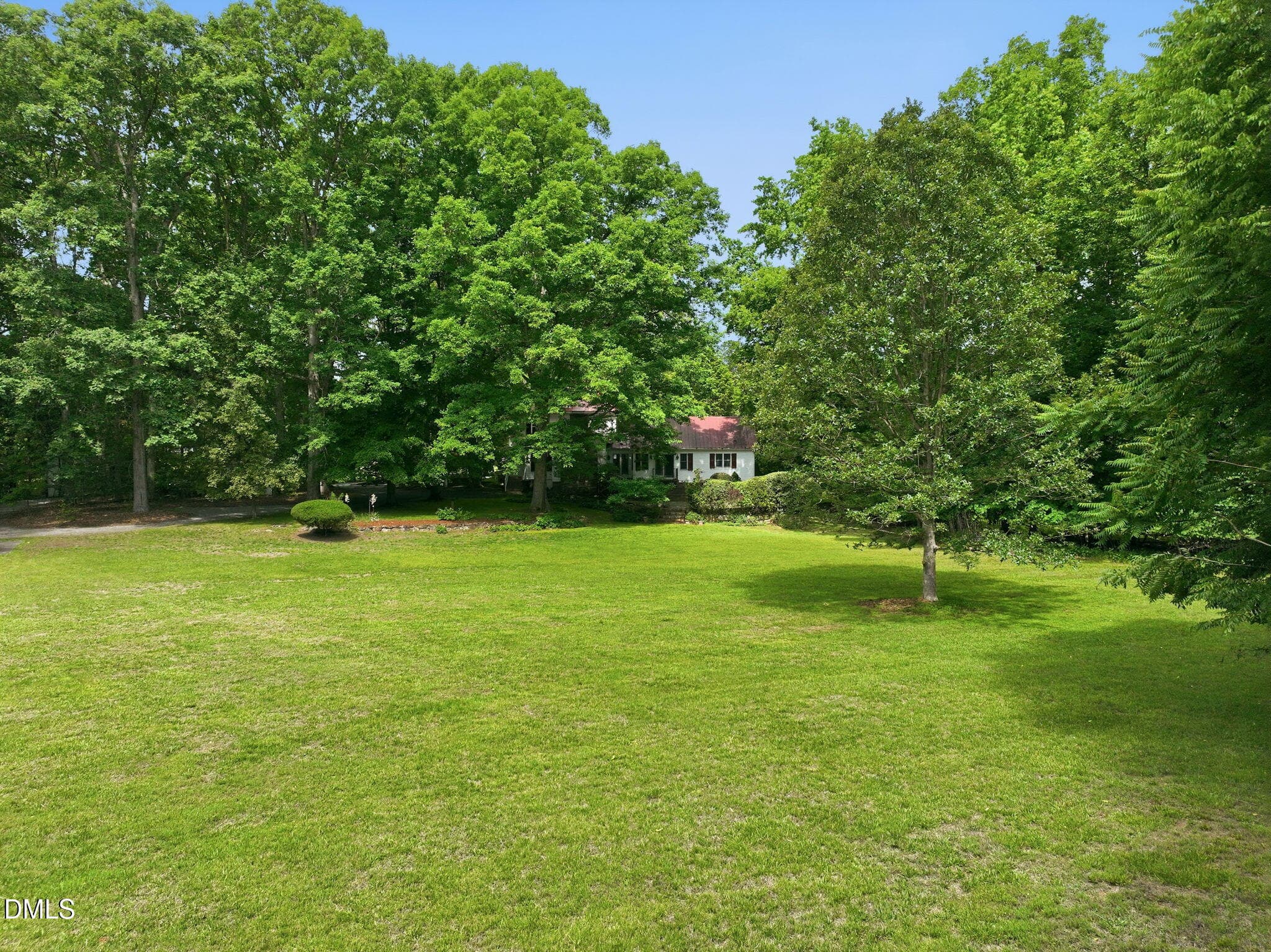 Aerial from West - 2102 Bahama Road, Bahama, NC 27503, Bahama