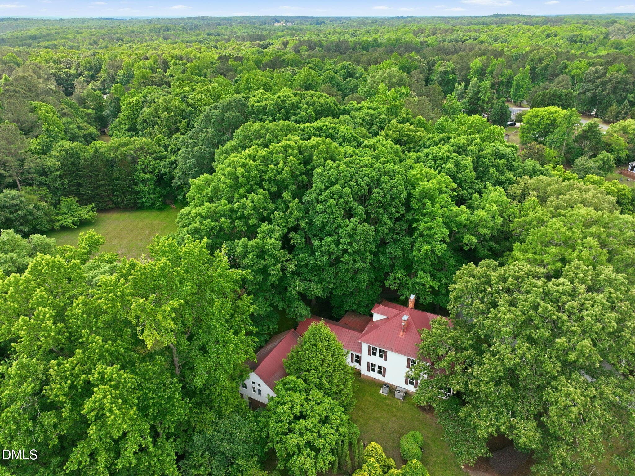 Aerial view of House - 2102 Bahama Road, Bahama, NC 27503, Bahama
